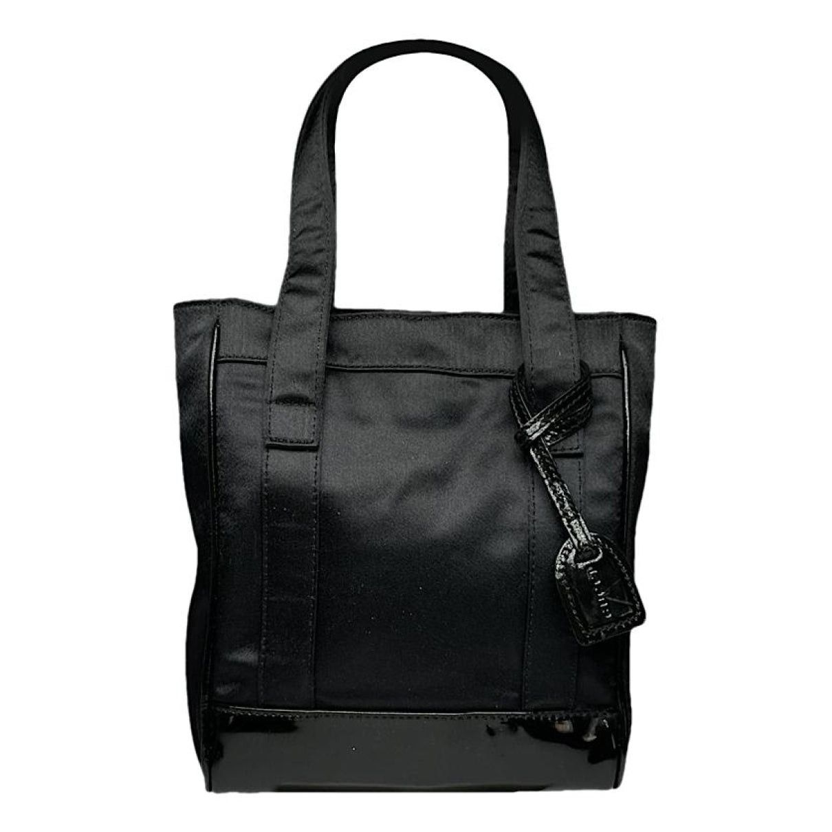 Gucci Vintage Bamboo Black Polyester Handbag Size ONE SIZE - 1 Thumbnail