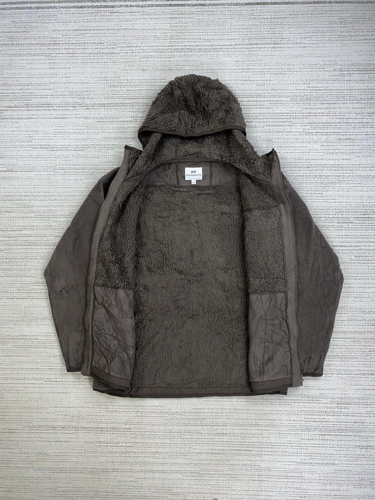 Uniqlo × Vintage × White Mountaineering Vintage Uniqlo White Mountaineering Sherpa Zipper Jacket Size US L / EU 52-54 / 3 - 5 Thumbnail