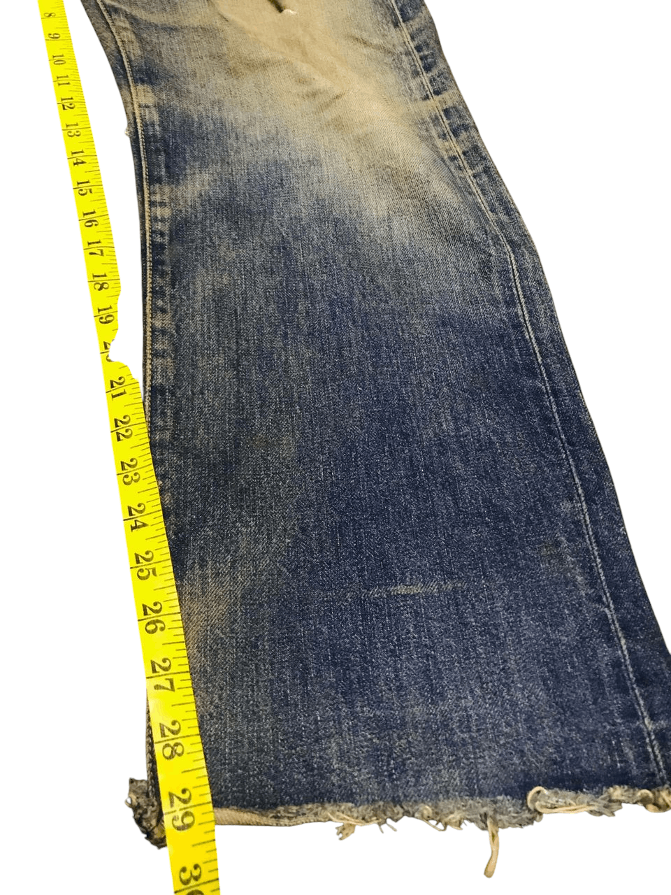 Levi's Vintage Levis 502 Big E Salvage Denim Size US 32 / EU 48 - 14 Thumbnail