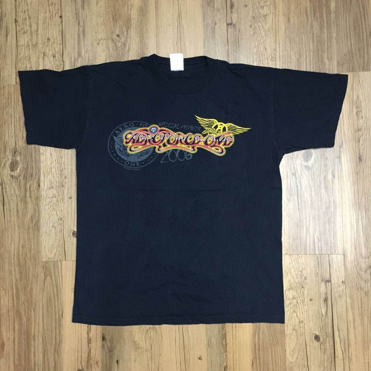 Aerosmith × Band Tees × Vintage Vintage 00s AEROSMITH AERO FORCE ONE Tshirt tee Size US M / EU 48-50 / 2 - 1 Thumbnail