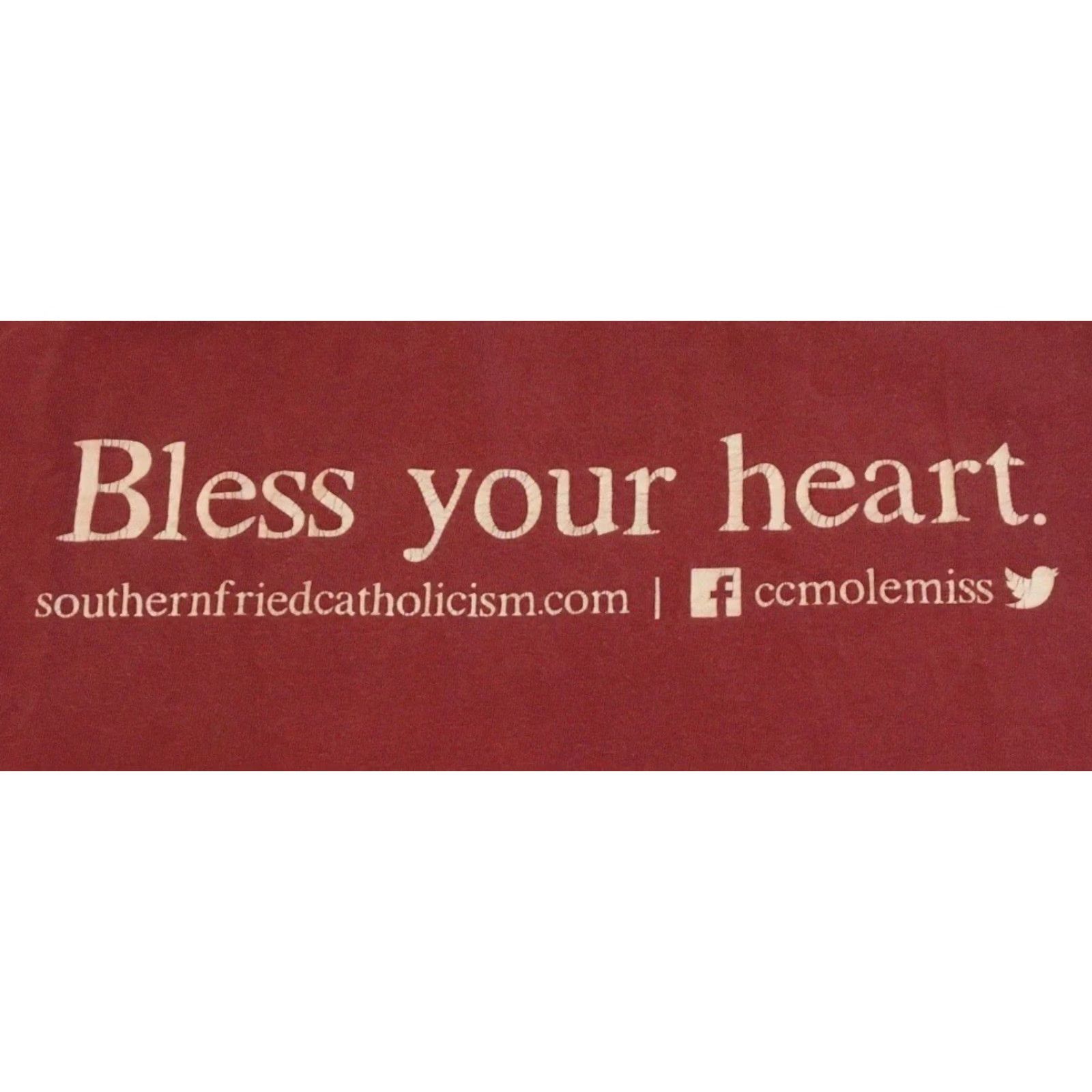 Vintage VINTAGE Bless Your Heart Faded Shirt L God Jesus Ole Miss Religion Funny Grunge Y2k Shirt Mens Red University of Mississippi T-Shirt Size US L / EU 52-54 / 3 - 3 Thumbnail