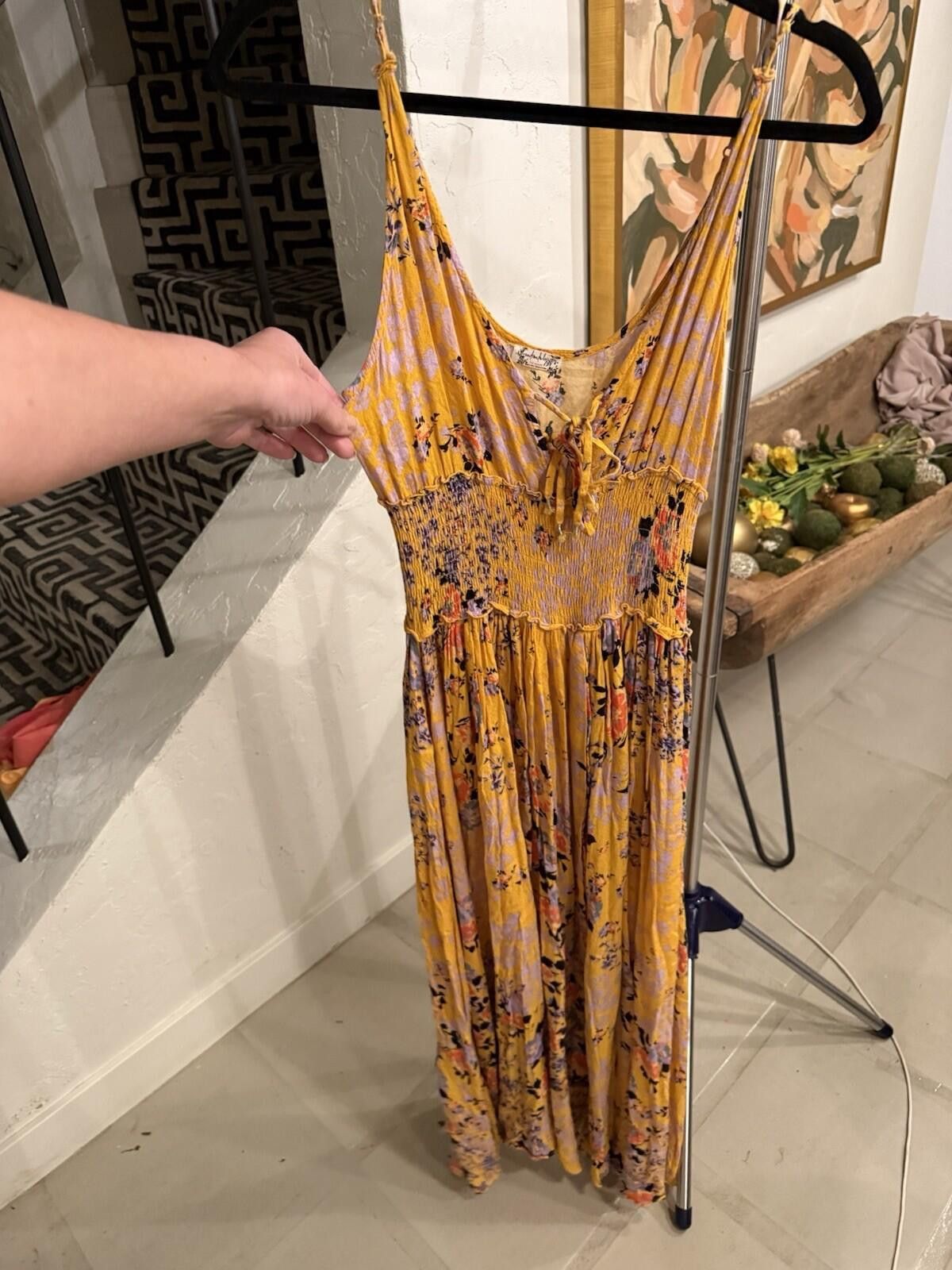 Free People Free People Ready For The Day Floral Maxi Slip Dress XS Size XS / US 0-2 / IT 36-38 - 7 Thumbnail