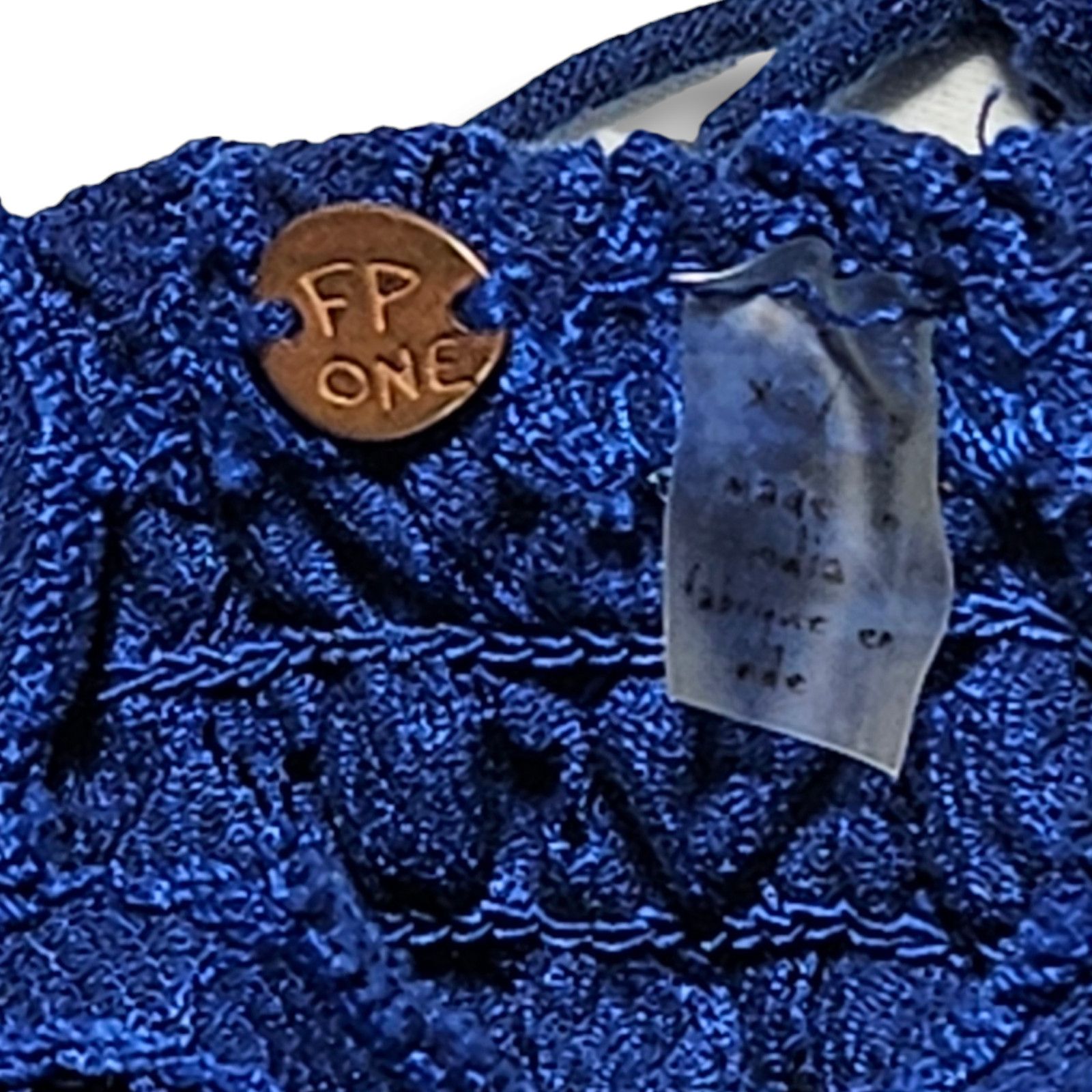 Free People EUC Free People One Adella Lace Mini Dress Sz. XS [0-2] Blue Size XS / US 0-2 / IT 36-38 - 4 Thumbnail