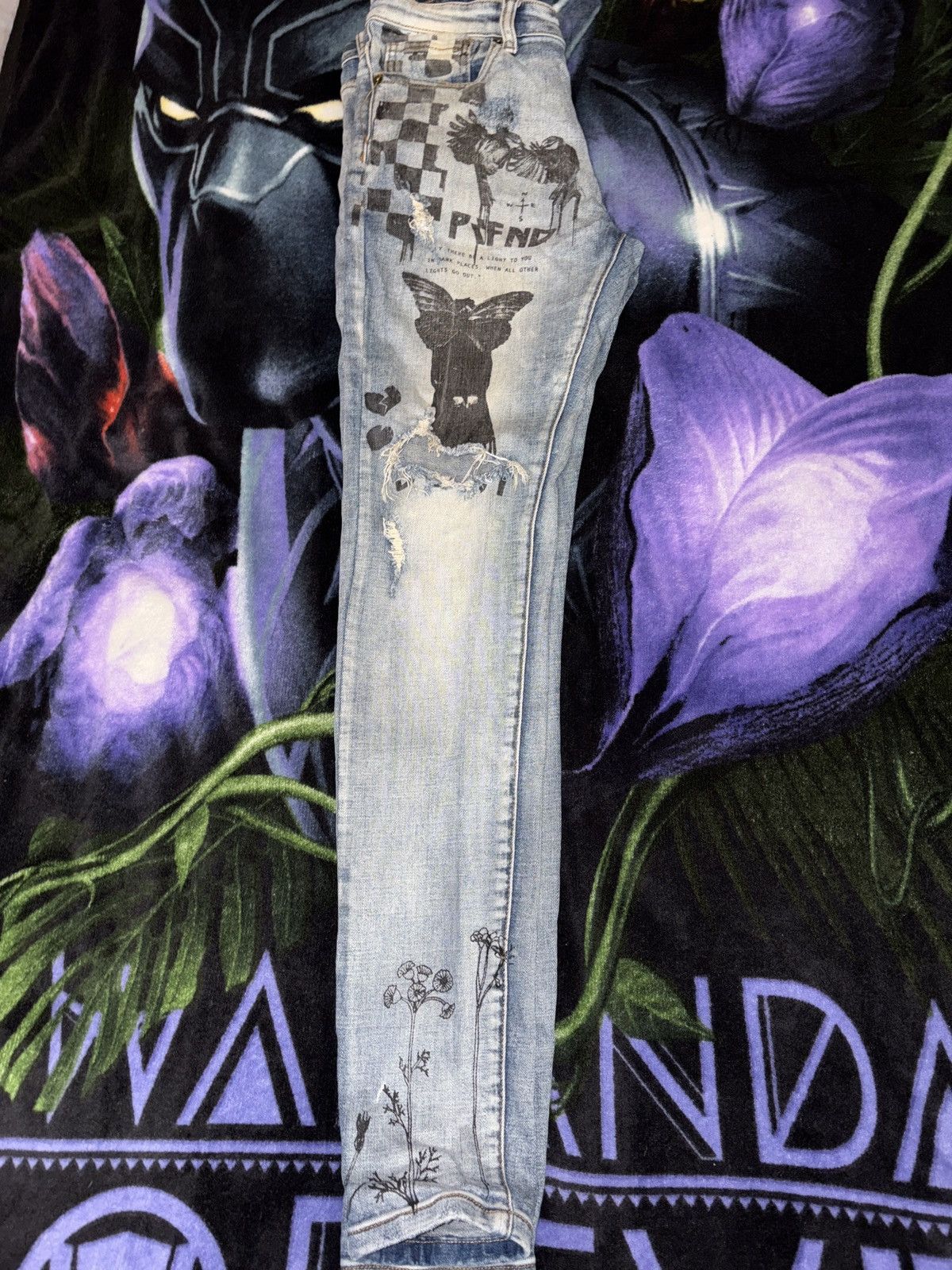 Profound Aesthetic Profound Aesthetic Stonewash Denim Jeans Size US 30 / EU 46 - 4 Thumbnail