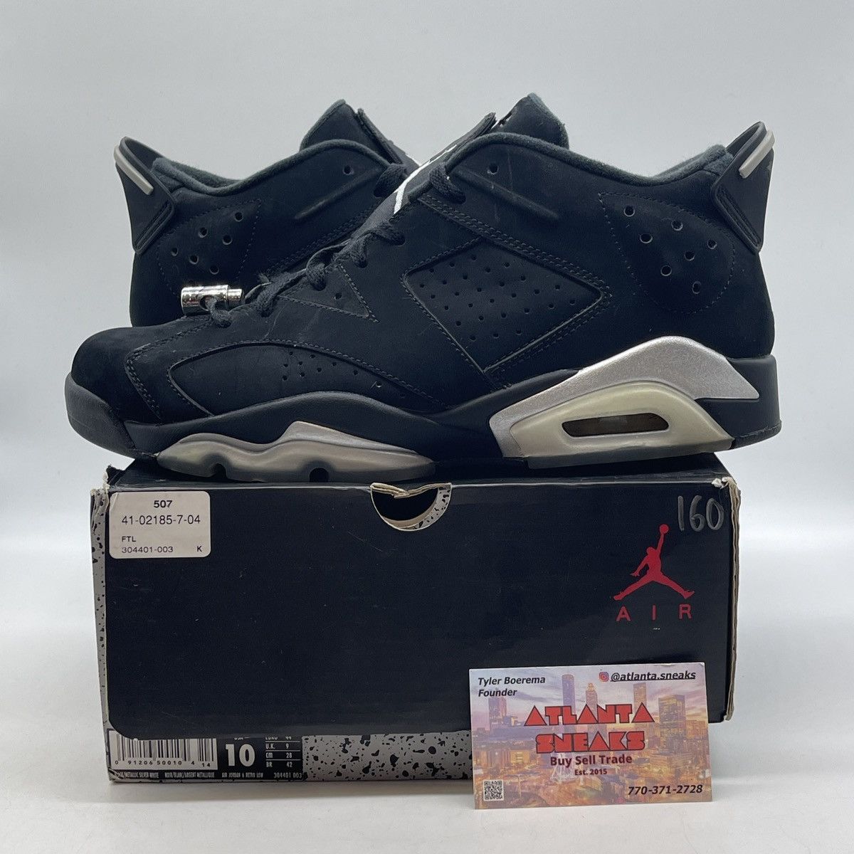Jordan Brand Air Jordan 6 low chrome Size US 10 / EU 43 - 1 Thumbnail