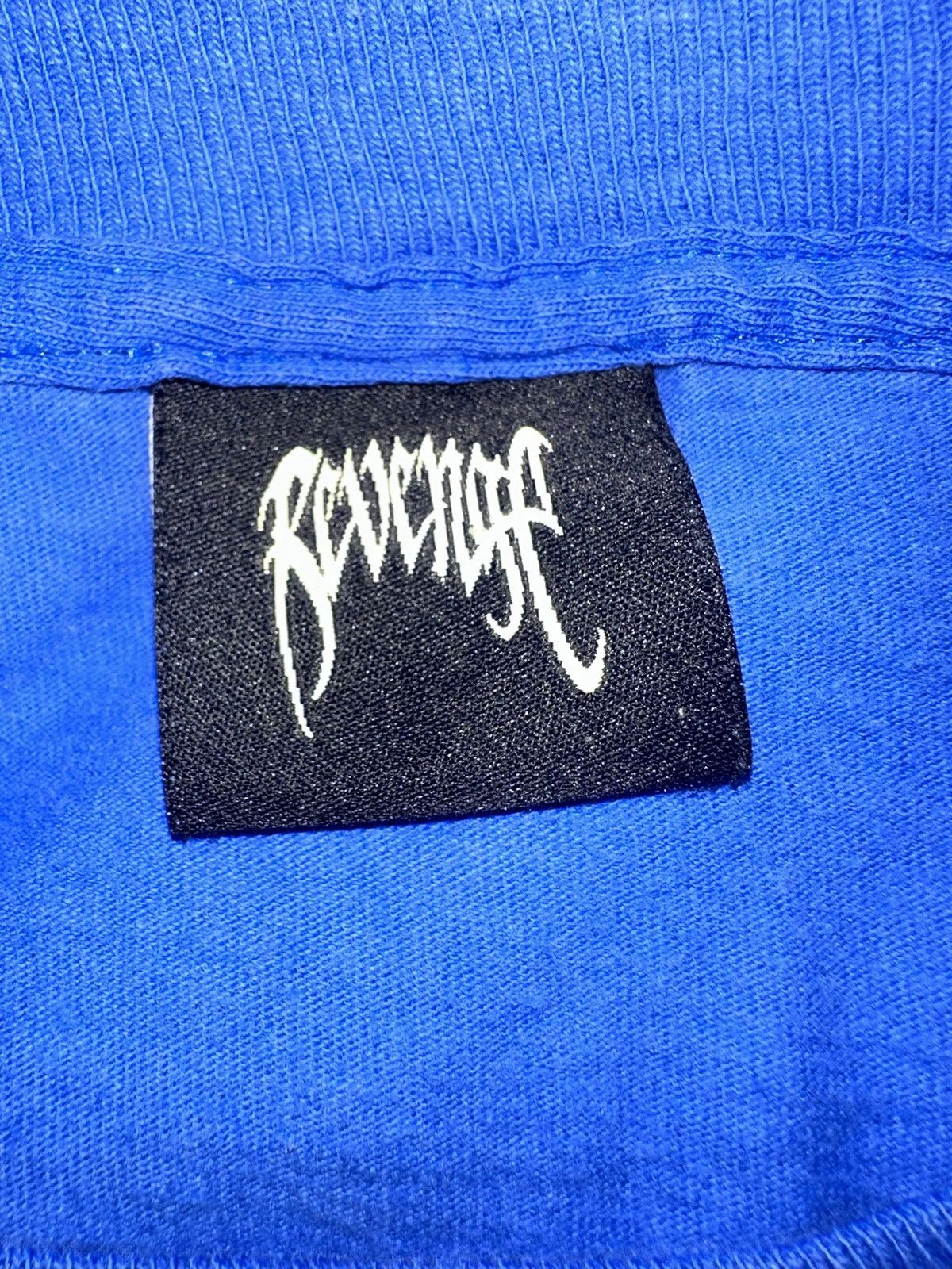 Revenge Star Tee Blue - L