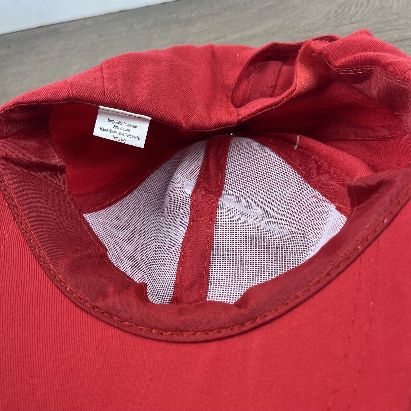 Other Plain Red Hat Baseball Hat Red Adjustable Hat Red Adult Size Size ONE SIZE - 14 Thumbnail