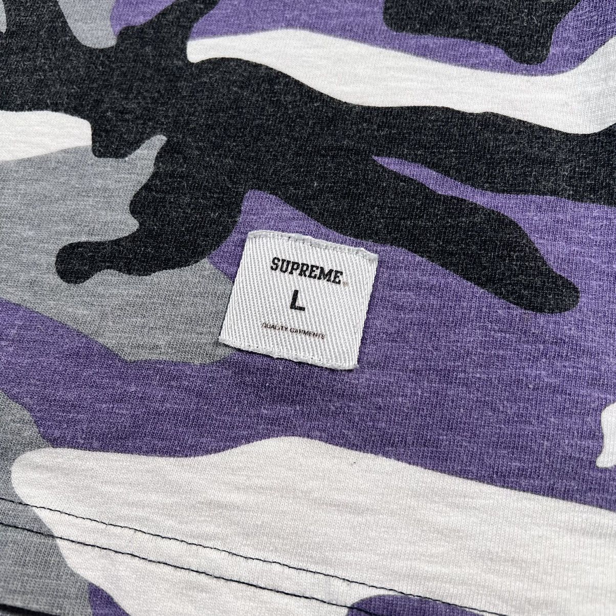 Supreme RIP Purple Camo Long Sleeve Size US L / EU 52-54 / 3 - 3 Thumbnail