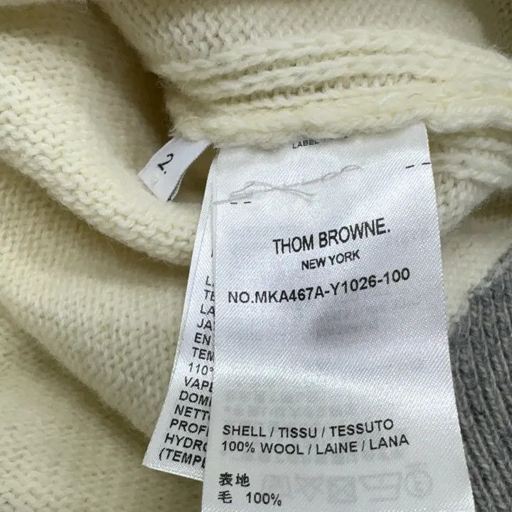 Thom Browne Thom Browne Classic Striped Wool Knit Sweater -2507 Size US M / EU 48-50 / 2 - 4 Thumbnail