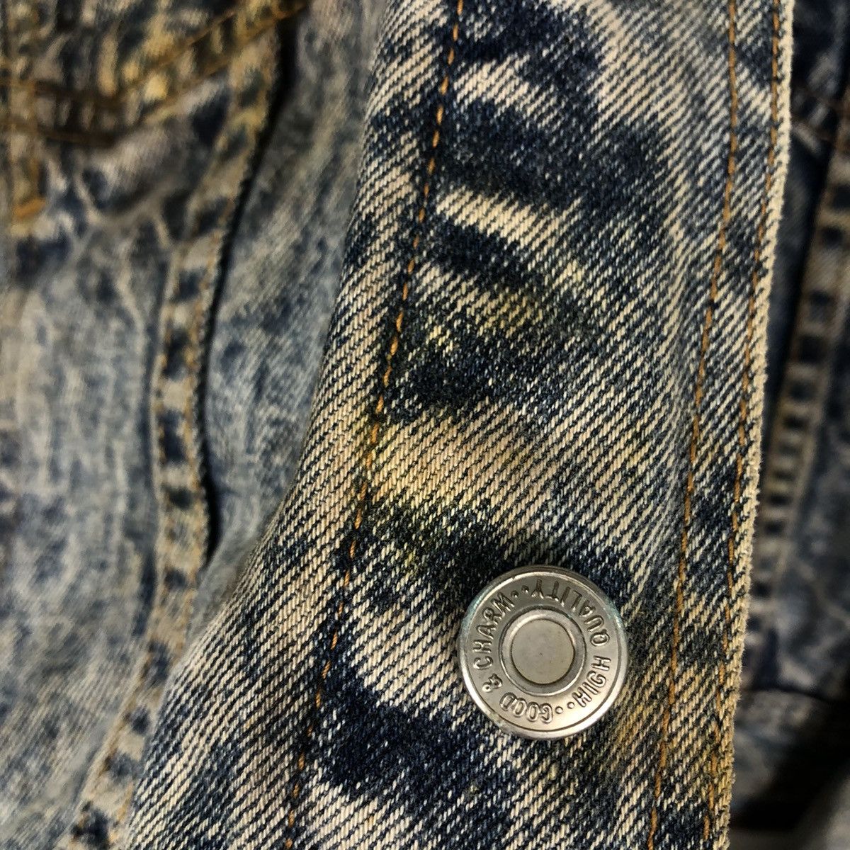 Japanese Brand 🔥90’s Vintage Cropped Denim Jacket Biker Easy Rise Japan Size US M / EU 48-50 / 2 - 14 Thumbnail