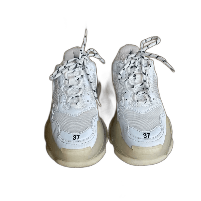 Balenciaga Triple S White Sneakers Size 37-2505