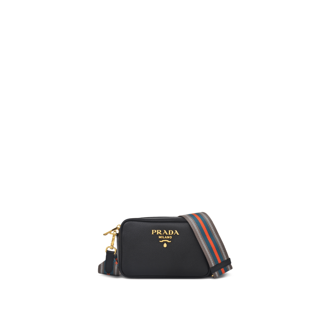 Prada o1la1rc1a0925 Size: OS / Milano Logo Camera Bag in Black Size ONE SIZE - 1 Thumbnail