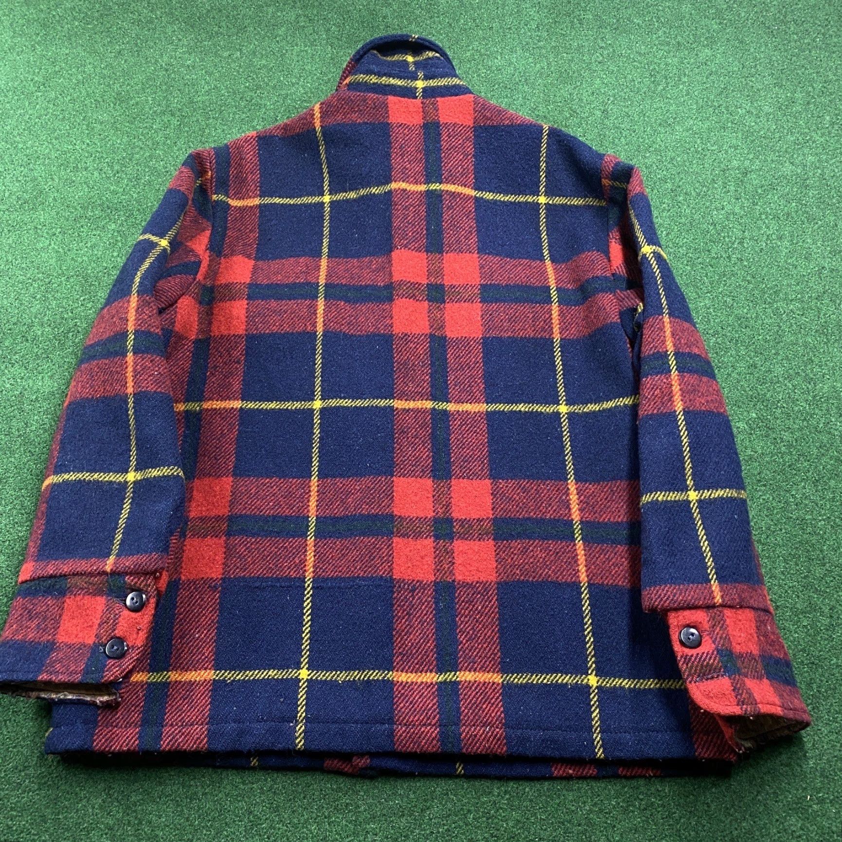 Sears Sears Jacket Mens 40 Blue Red Plaid Wool 3-in-1 Vintage Coat Winter Heavyweight Jacket Size US XXS / EU 40 - 4 Thumbnail
