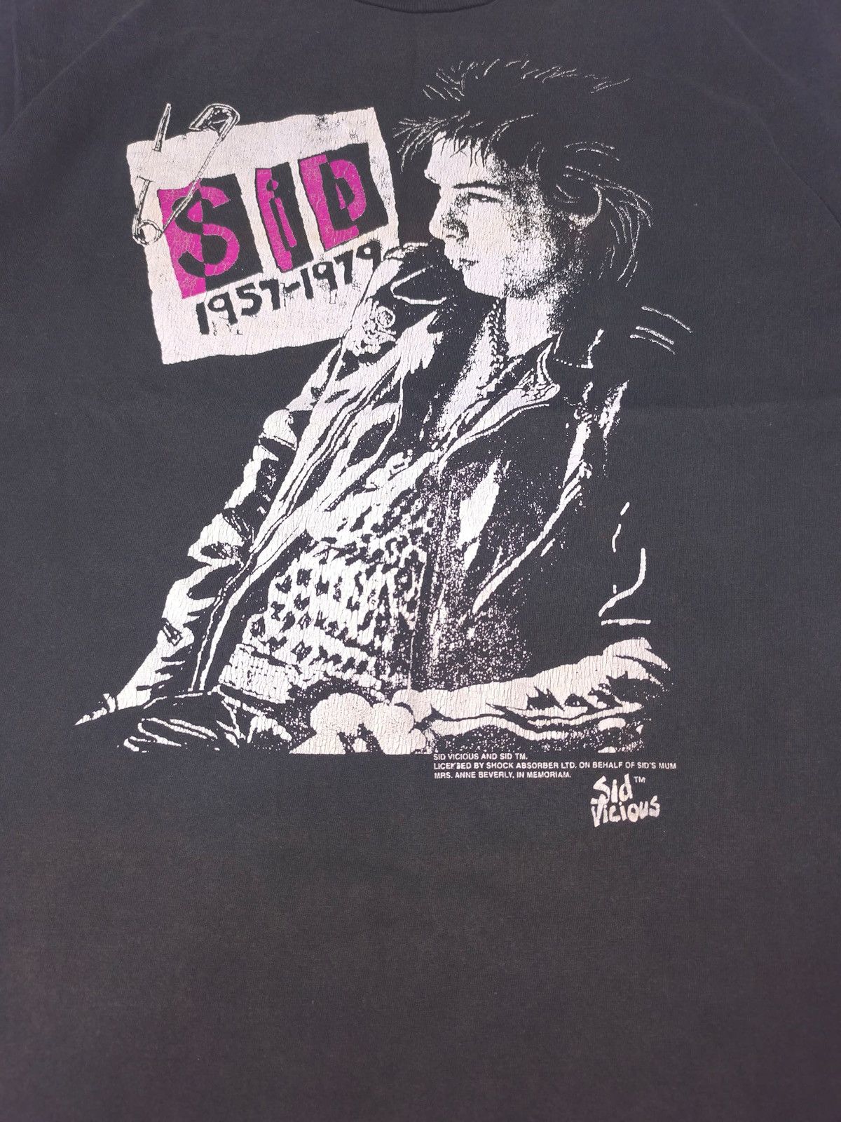 Band Tees Vintage Sid Vicious 90s Memorial Shirt Size US L / EU 52-54 / 3 - 4 Thumbnail