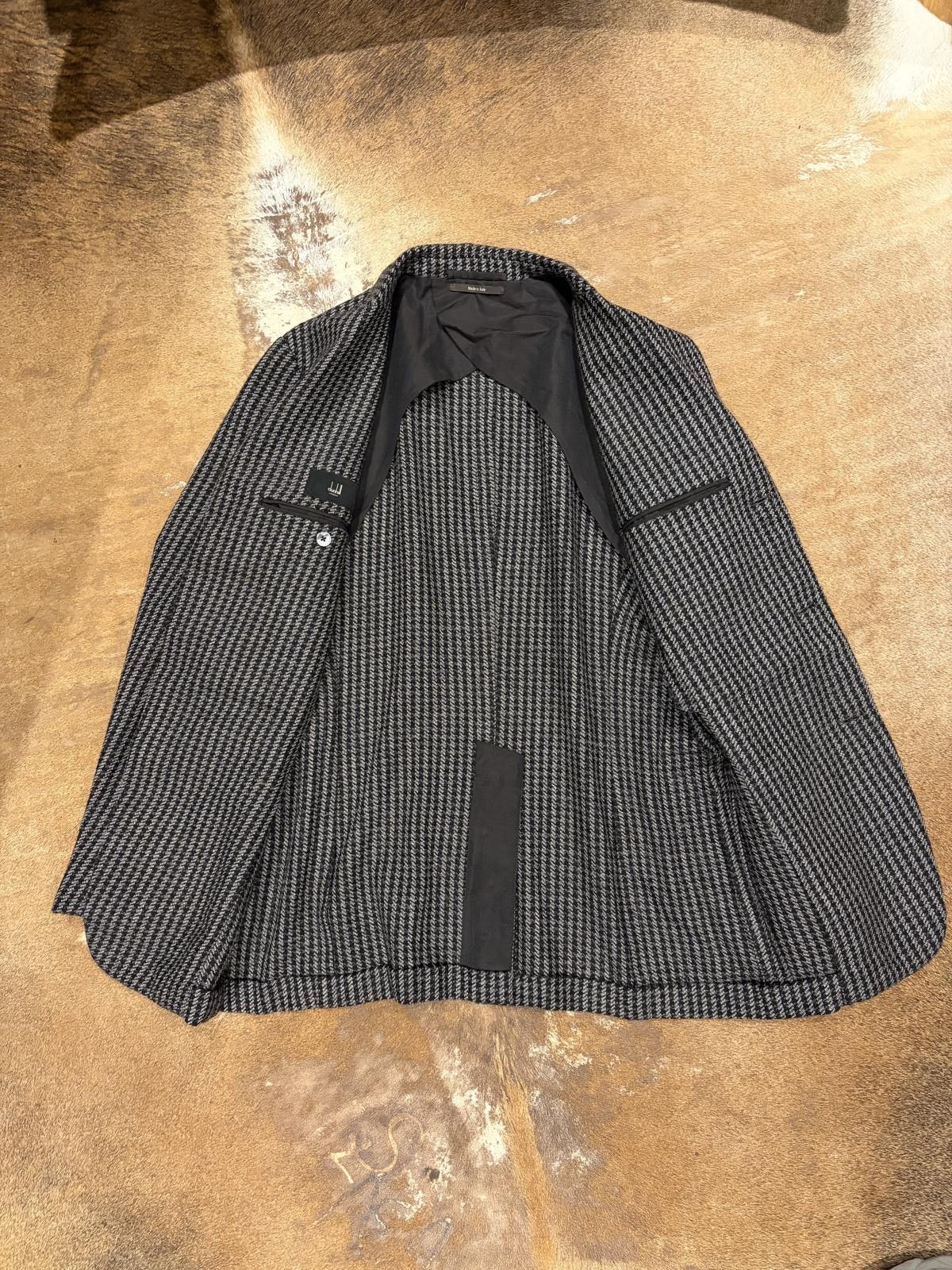 Alfred Dunhill Dunhill London Houndstooth Wool-Alpaca Jacket Size 38R - 7 Thumbnail