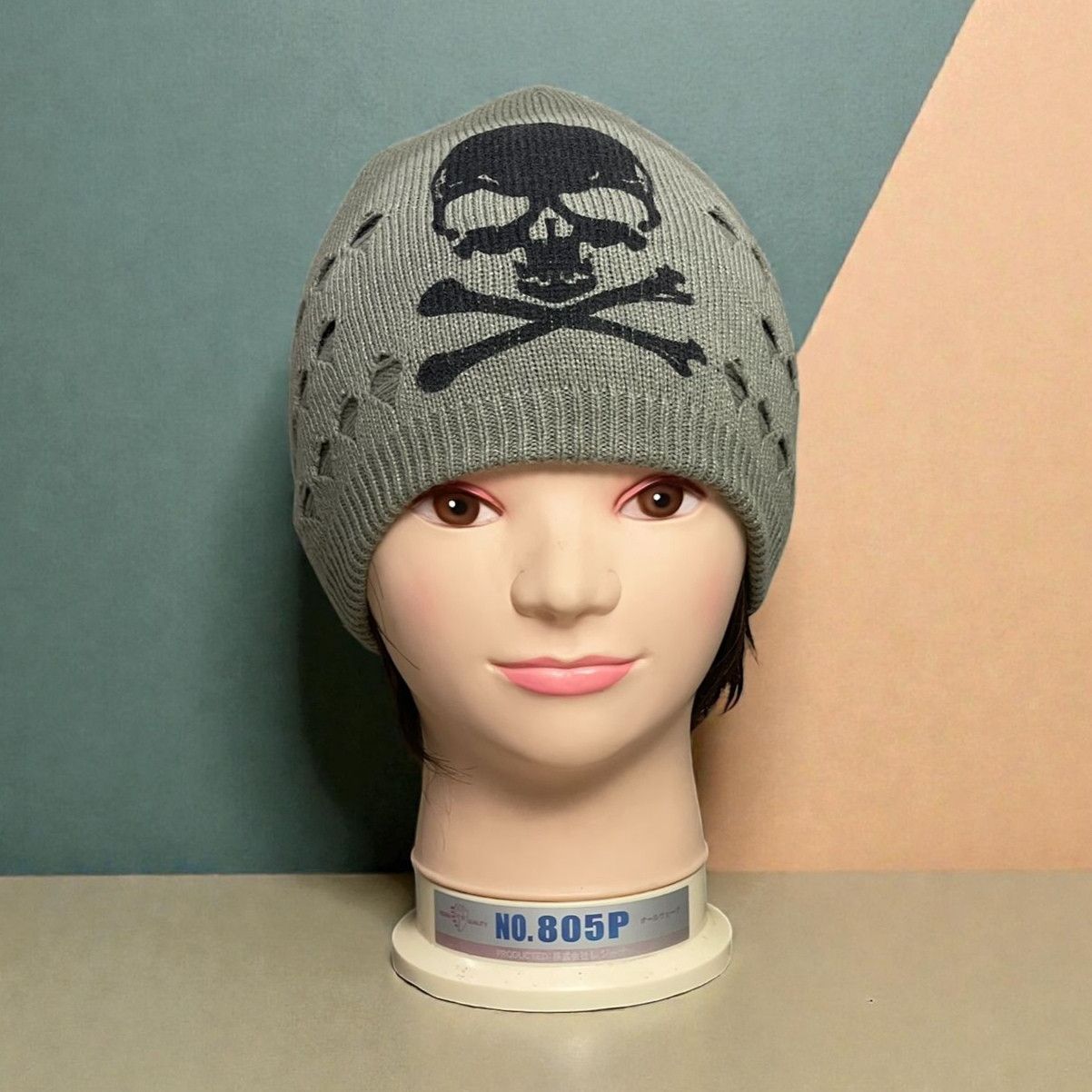 Japanese Brand Reversible Skull Beanie Mastermind Inspired Size ONE SIZE - 1 Thumbnail