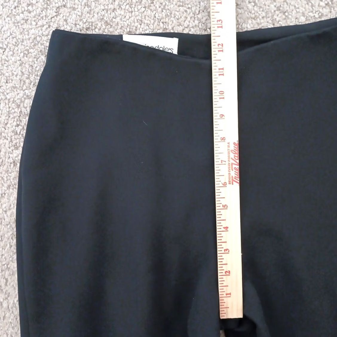 Bloomingdale's Bloomingdale's Dress Pants Womens Black Lined Size 10 30x31.5 Made In USA Size 32" / US 10 / IT 46 - 4 Thumbnail