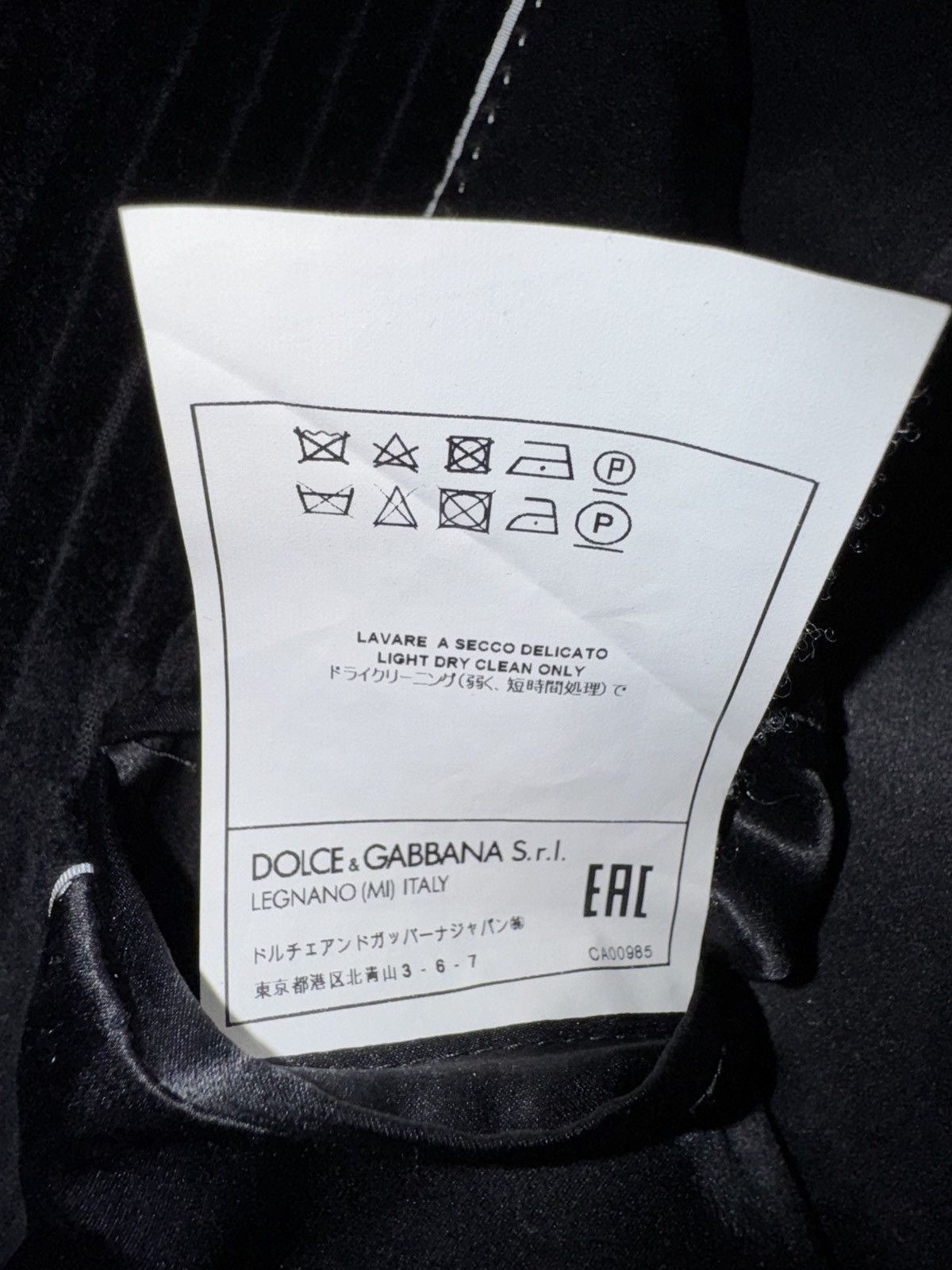 Dolce & Gabbana DOLCE AND GABANNA CORDUROY BLAZER Size 40R - 6 Thumbnail