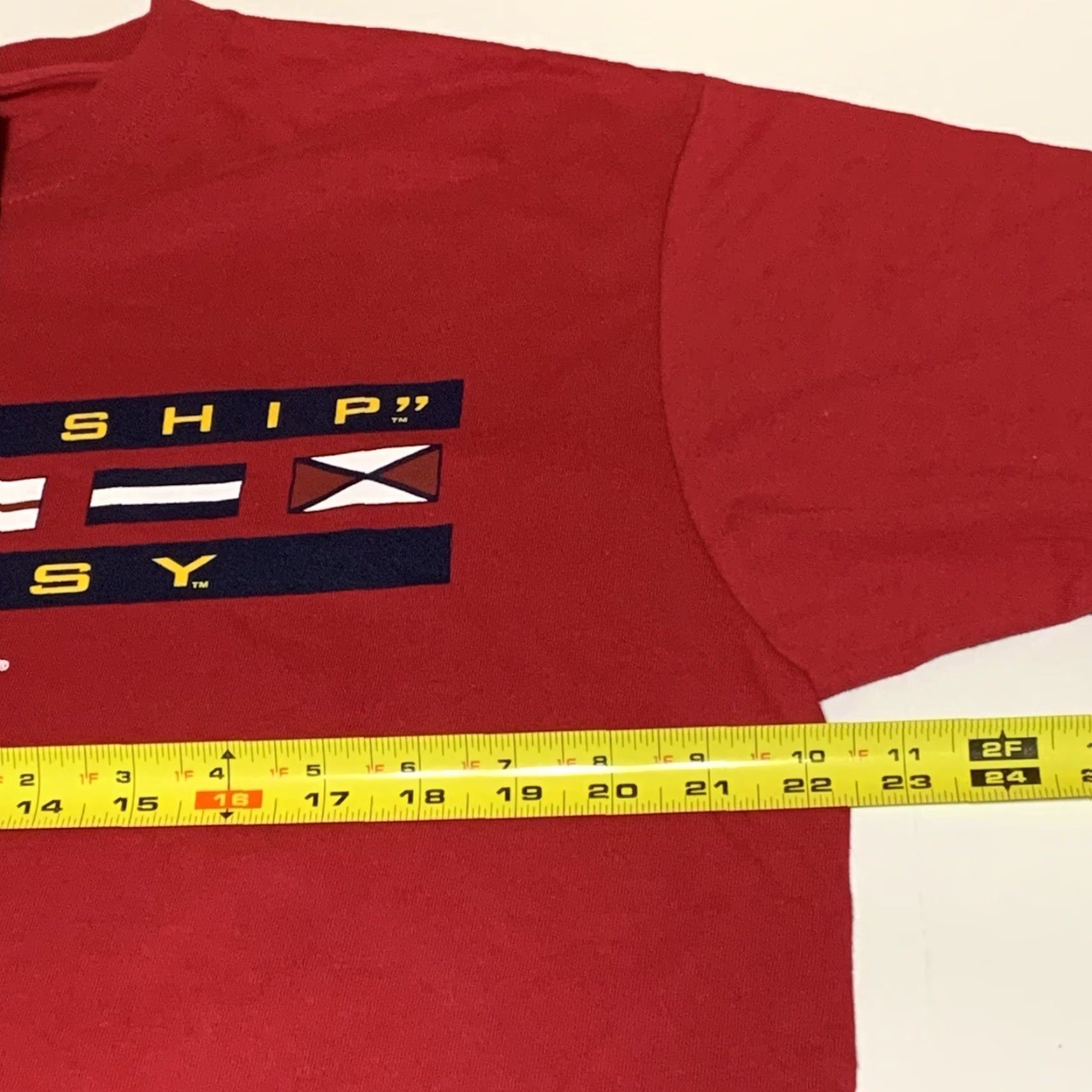 Vintage Gear For Sports Carnival Fantasy The Fun Ship Red Graphic T Shirt L Men Crew Neck Short Sleeve NWT Ship Cruise Theme Size US L / EU 52-54 / 3 - 6 Thumbnail