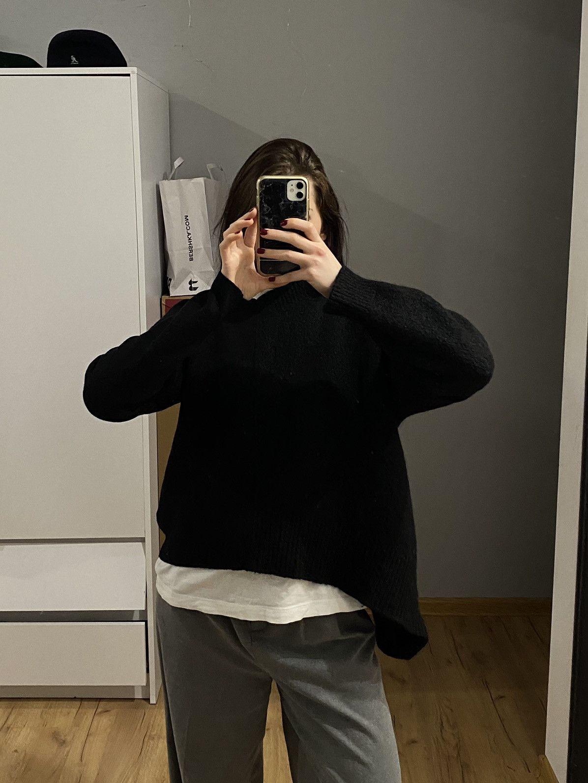 Maison Margiela MM6 Maison Margiela wool asymmetric bicolour sweater Size L / US 10 / IT 46 - 3 Thumbnail