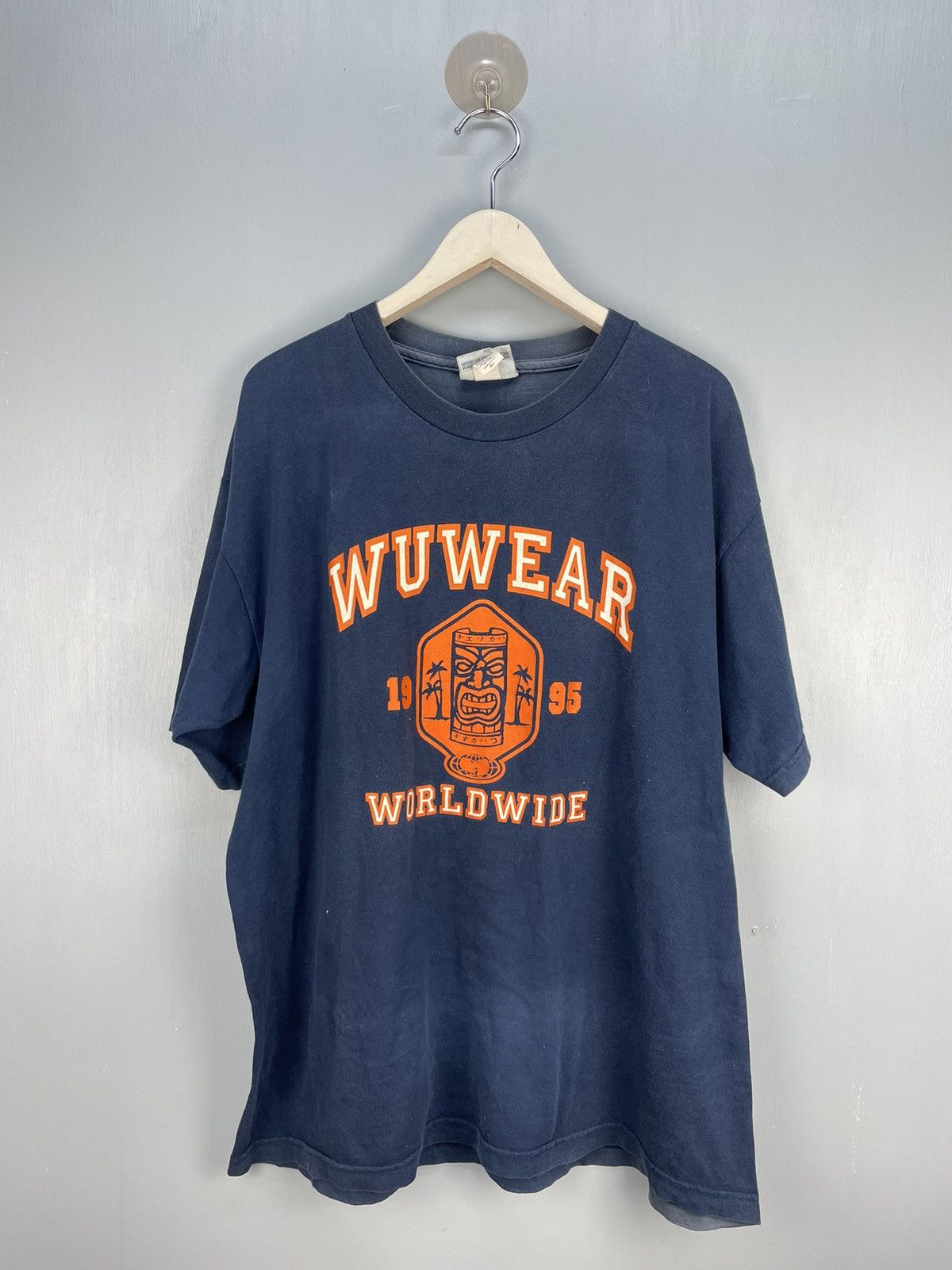 Vintage Vintage 90s Wu Tang Wu Wear rap tees t shirt Size US XL / EU 56 / 4 - 1 Thumbnail