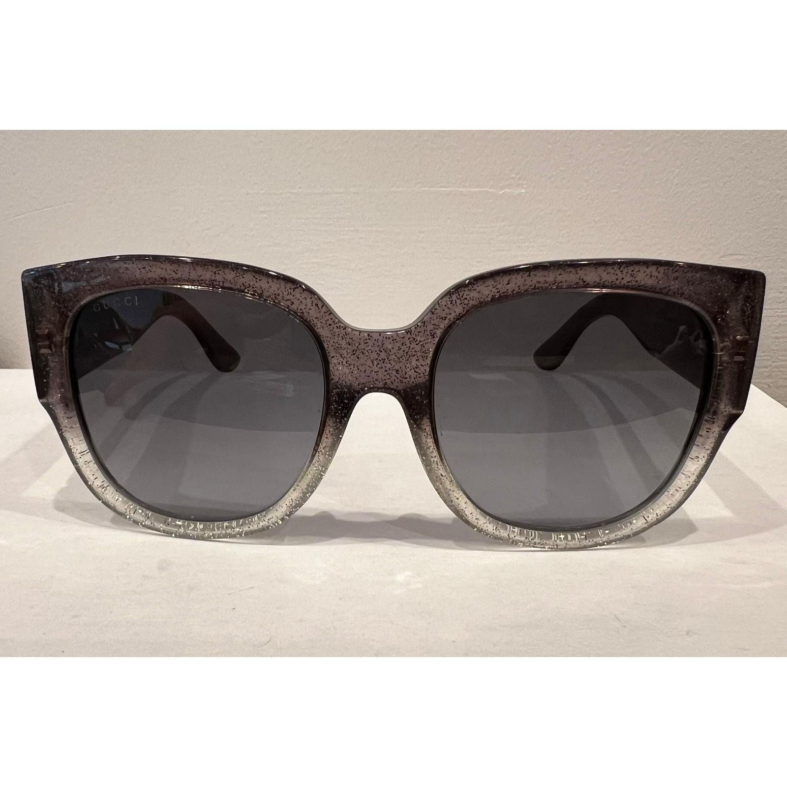 Gucci Glitter Square Optyl Sunglasses 3836/F/S Gray Silver Size ONE SIZE - 2 Thumbnail