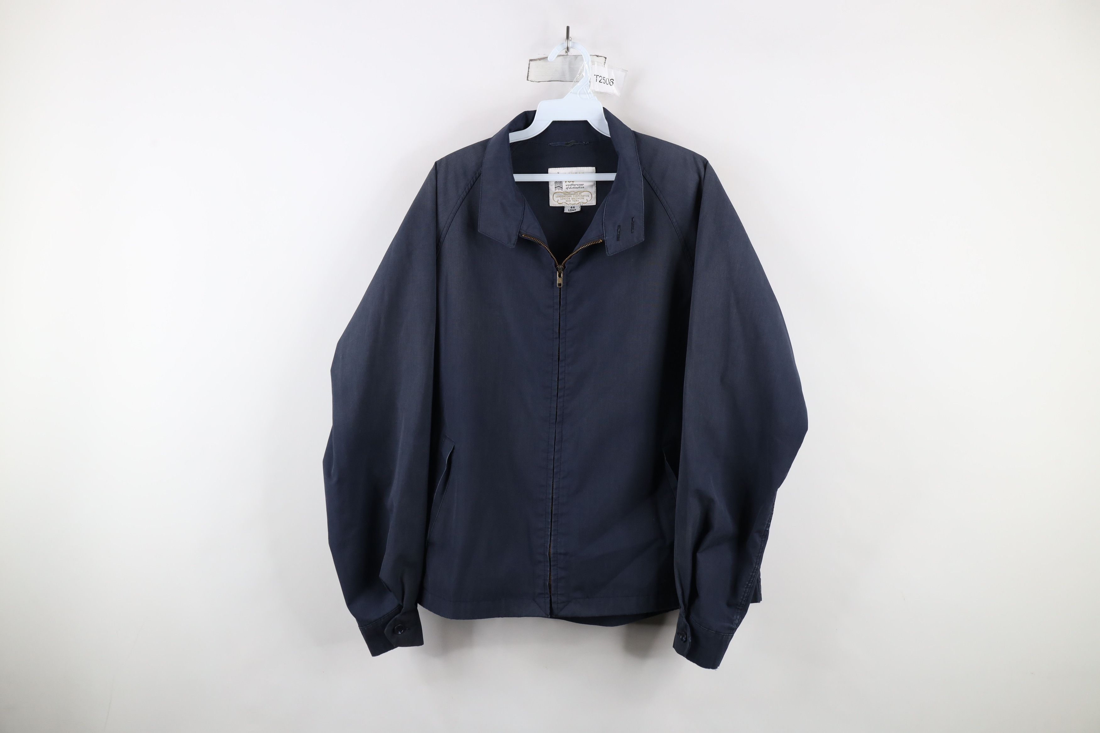 Vintage Vintage 70s Streetwear Full Zip Cafe Racer Bomber Jacket USA Size US XL / EU 56 / 4 - 1 Thumbnail