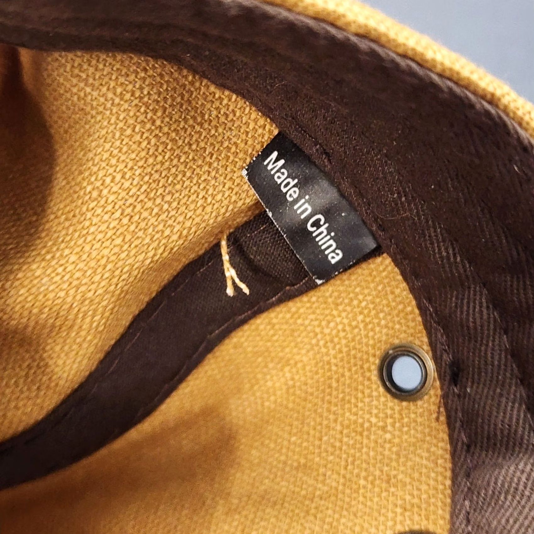 Vintage PBR Hat Cap Tan Brown Strapback Rodeo Western Buckle Up Baseball Cap Mens One Size Tan Buckle Up Size ONE SIZE - 8 Thumbnail