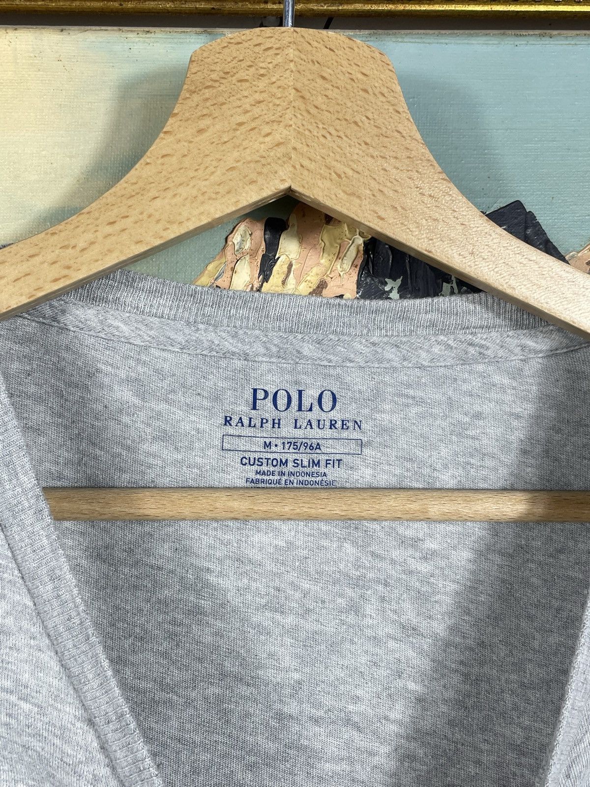 Polo Ralph Lauren × Ralph Lauren Polo Ralph Lauren grey t-shirt tee embroidery bear teddy Size US M / EU 48-50 / 2 - 7 Thumbnail