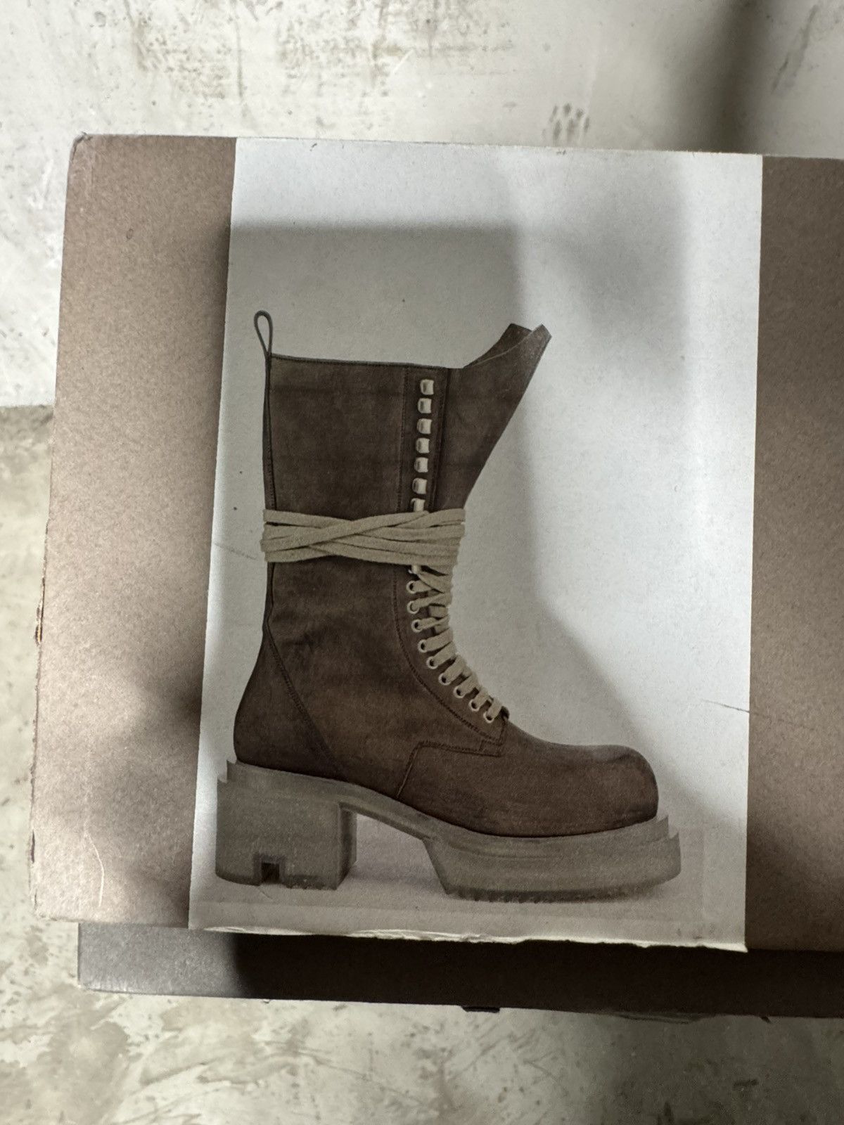 Rick Owens Rick Owens Army bogun 44 UK10.5 Sample 1/1 mega laced Size US 10.5 / EU 43-44 - 23 Thumbnail