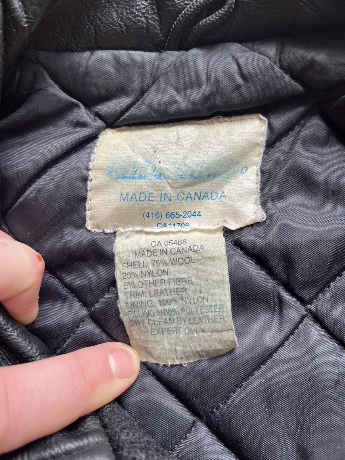 Sony Sony leather/wool jacket Size US L / EU 52-54 / 3 - 7 Thumbnail