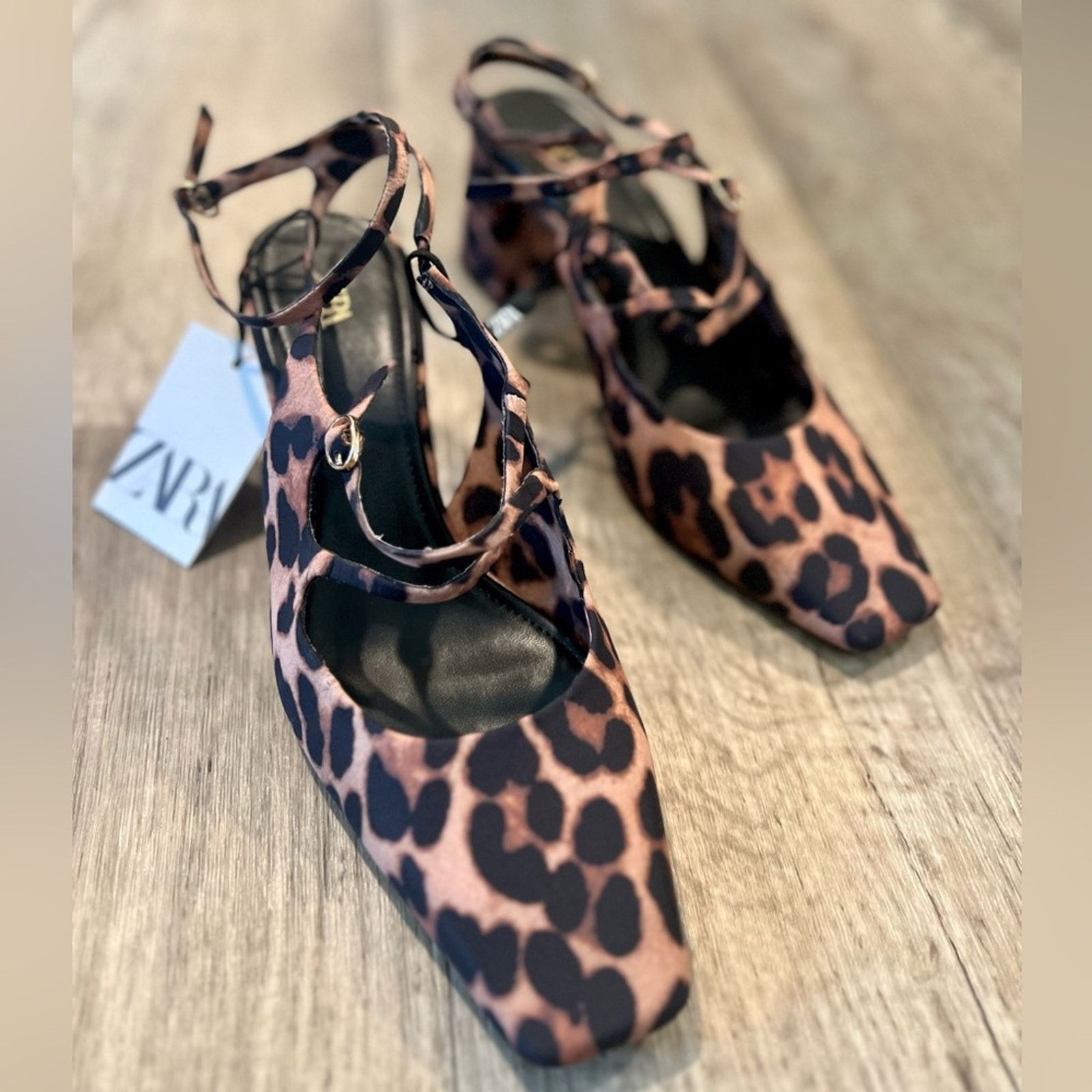 Zara ZARA Block Heel Shoes NWT Size US 8 / IT 38 - 15 Thumbnail