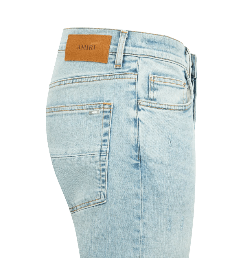 Amiri o1h1sh10526 Croc Leather Mx1 Jean Size US 29 - 3 Thumbnail