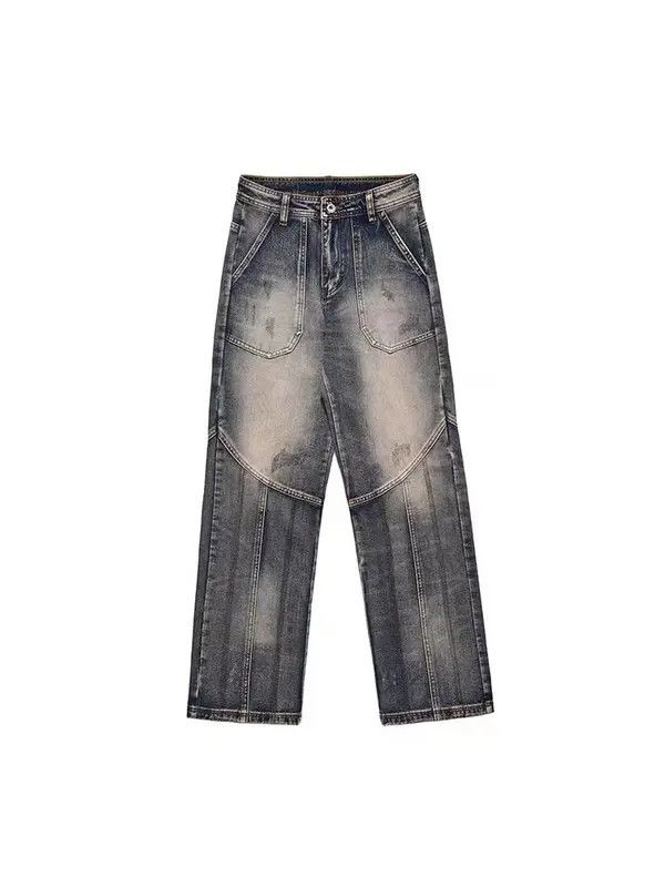 VIBE Retro patchwork cut distressed jeans Size US 32 / EU 48 - 6 Thumbnail