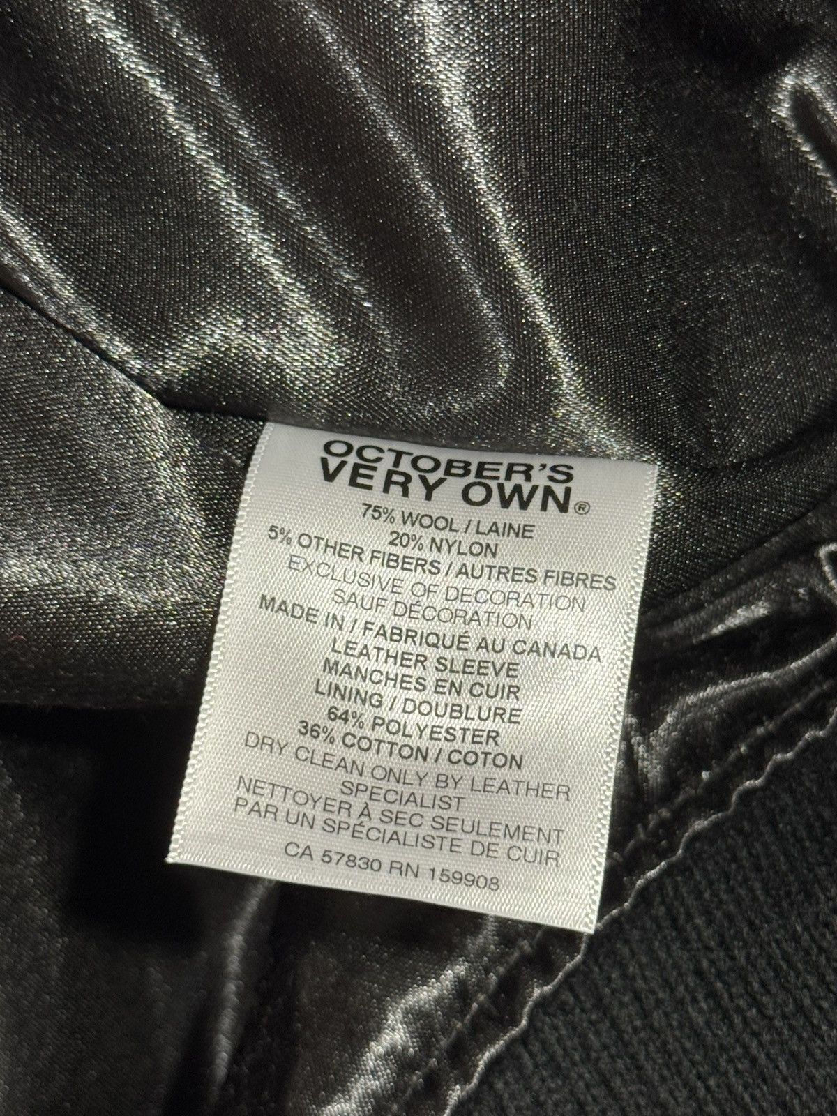 October's Very Own OVO x NFL Atlanta Falcons Varsity Jacket Black Size US XL / EU 56 / 4 - 7 Thumbnail