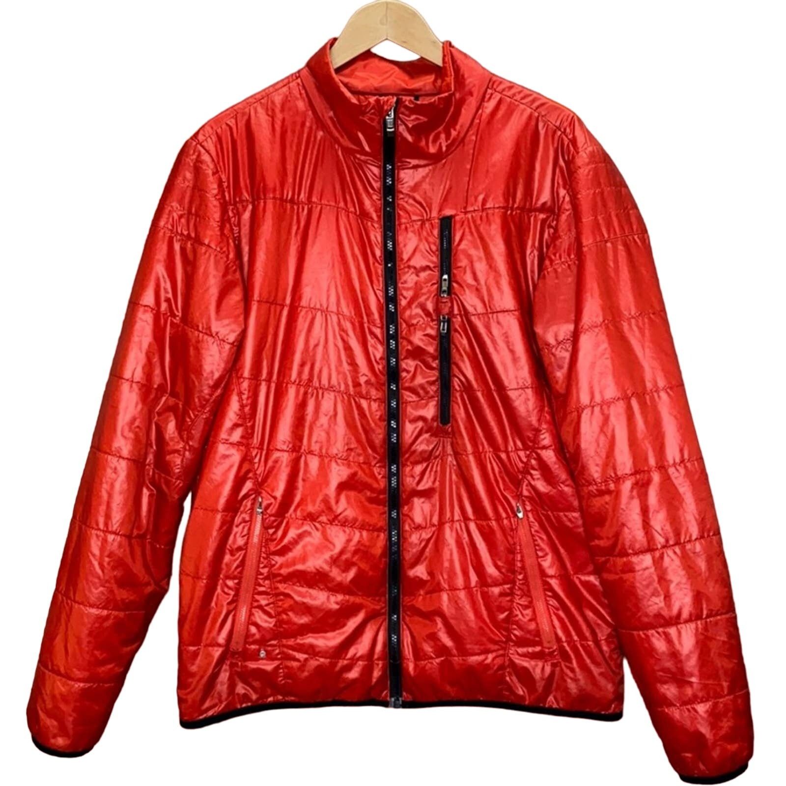 Outlet Spyder Men's Red Puffer Jacket Large