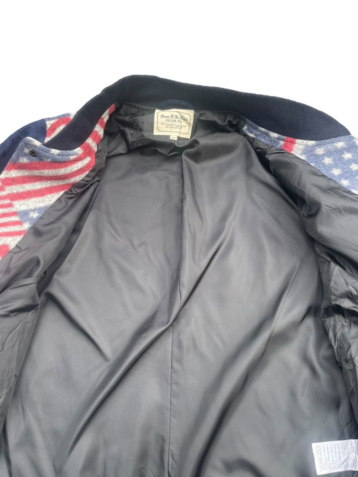 Japanese Brand Varsity Power To The People American Flag Jacket Size US M / EU 48-50 / 2 - 6 Thumbnail