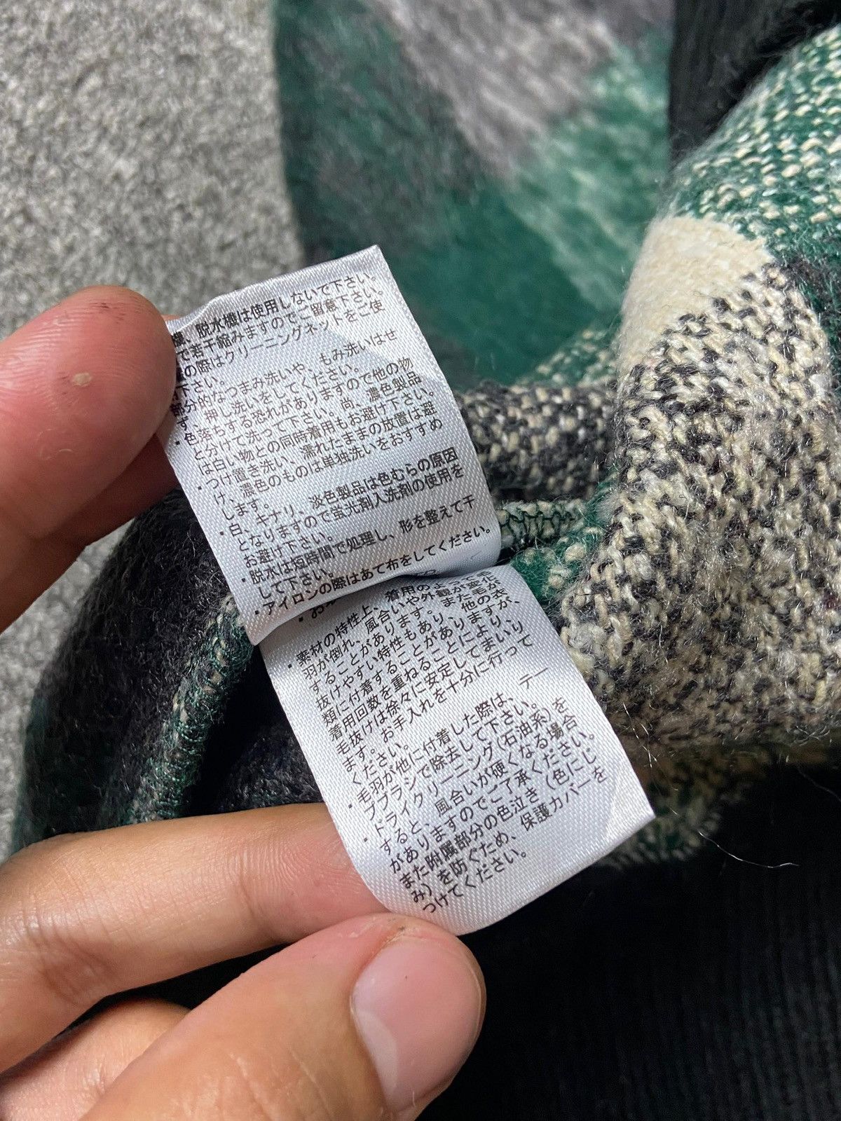 Designer × Japanese Brand × Vintage INGNI Japanese Brand Checkered Rib Tunic Sweater (132) Size US M / EU 48-50 / 2 - 10 Thumbnail