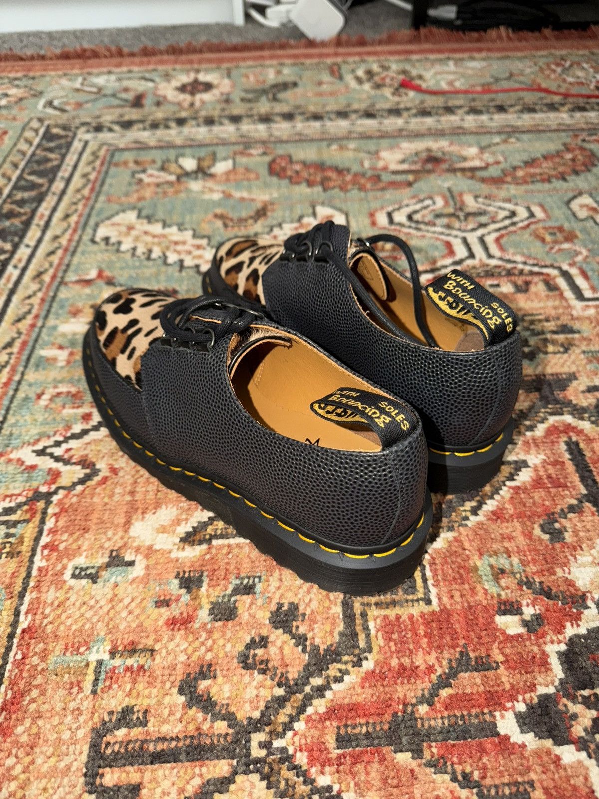 Dr. Martens × Stussy Stussy x Doc leopard print Bailey Derby Shoe Size US 8 / EU 41 - 3 Thumbnail