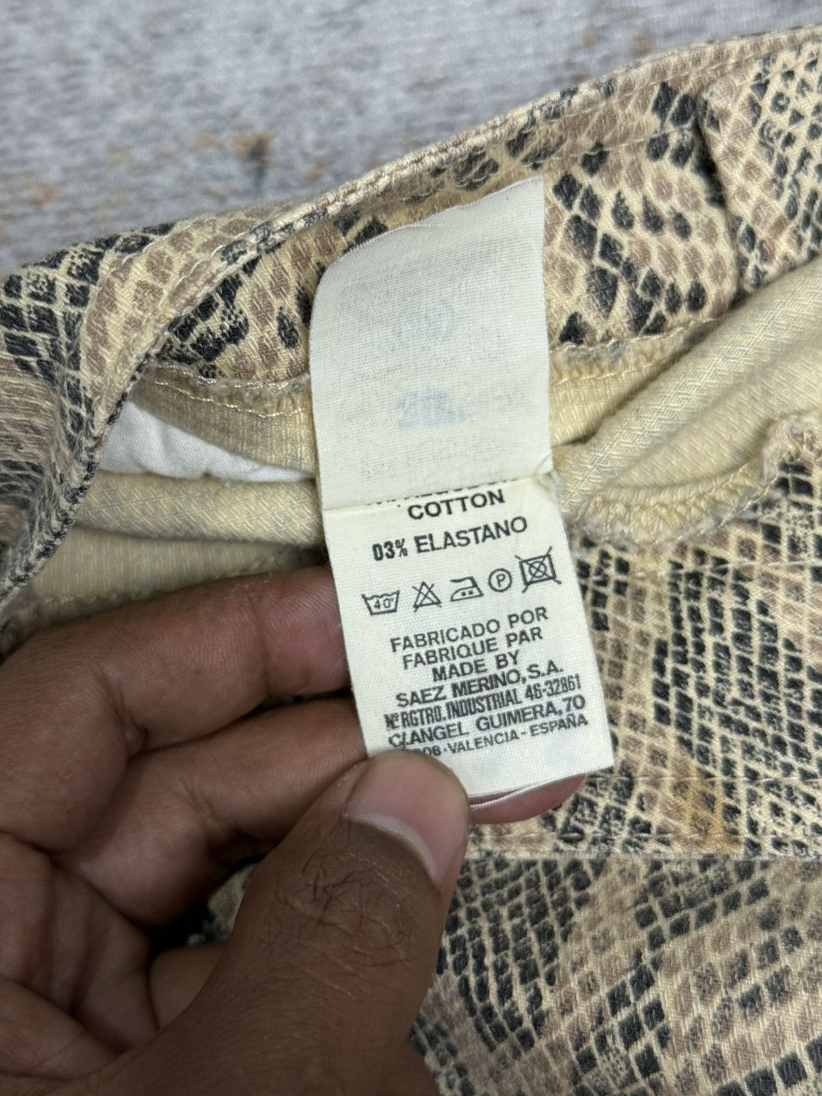 Tornado Mart Cimarron snake skin y2k style pants Size US 26 / EU 42 - 9 Thumbnail