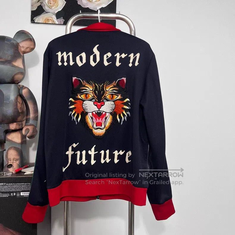 Gucci Gucci Tiger head zipper jacket Size US M / EU 48-50 / 2 - 2 Thumbnail