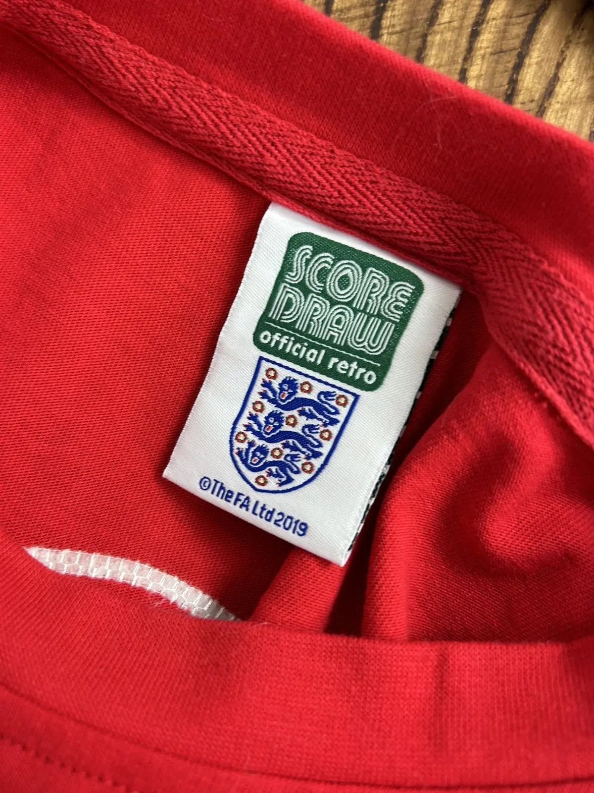Vintage Score Draw England #6 Retro Style 1966/70 Long Sleeve Jersey Size US S / EU 44-46 / 1 - 8 Thumbnail