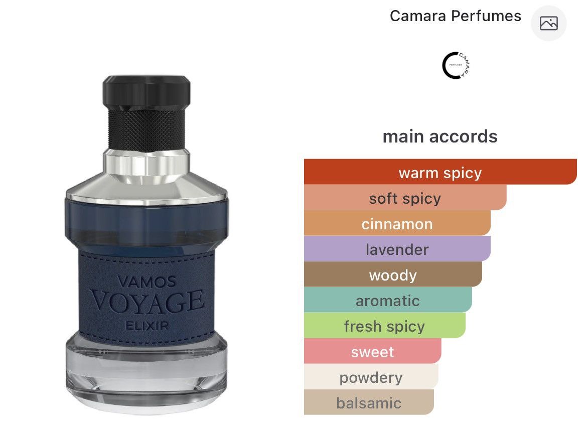Other Camara Vamos Voyage Elixir Cologne Samples Supreme Quality Size ONE SIZE - 3 Thumbnail