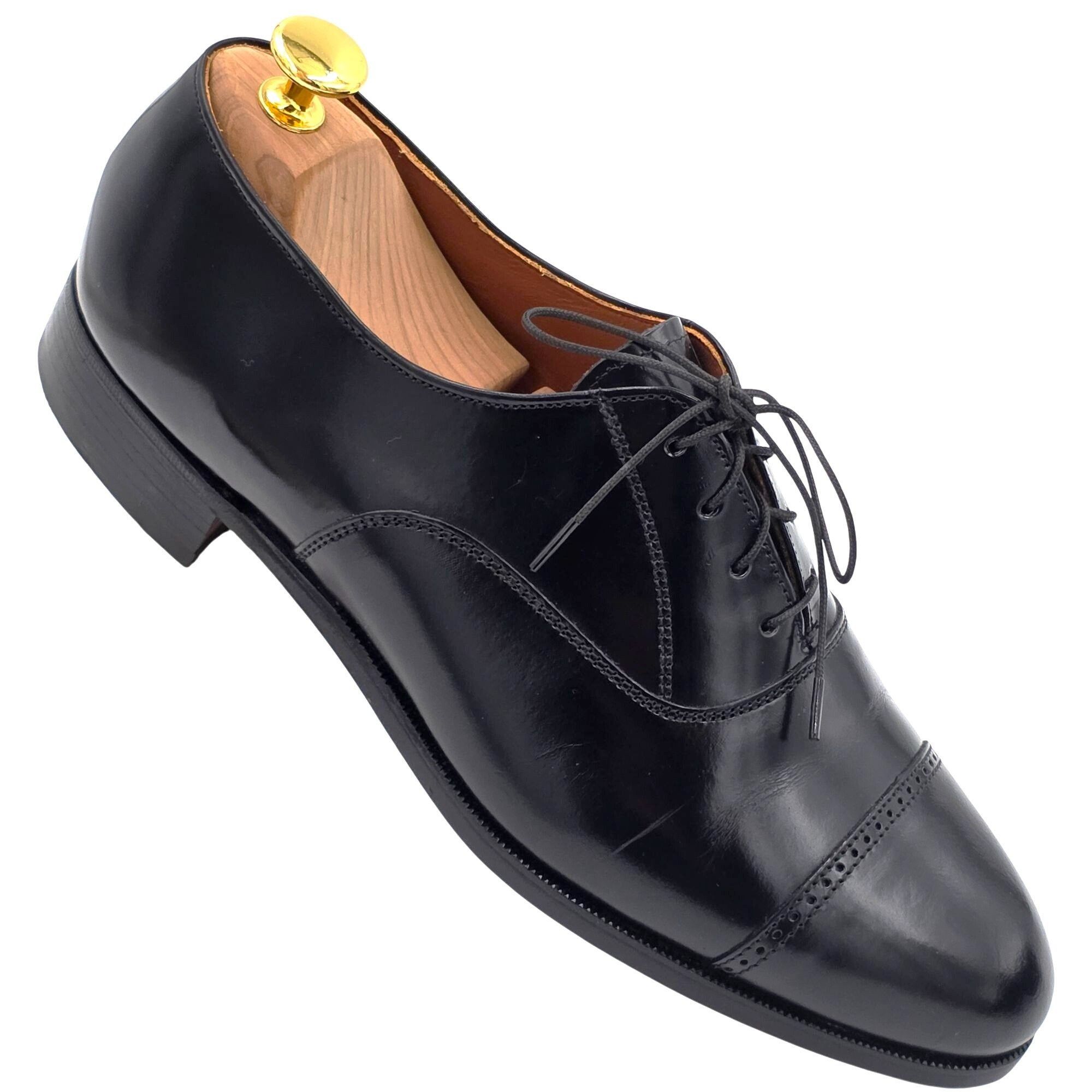 Bostonian NEW Old Stock Bostonian USA Classic Black Leather Dress Shoe Size US 9 / EU 42 - 1 Thumbnail