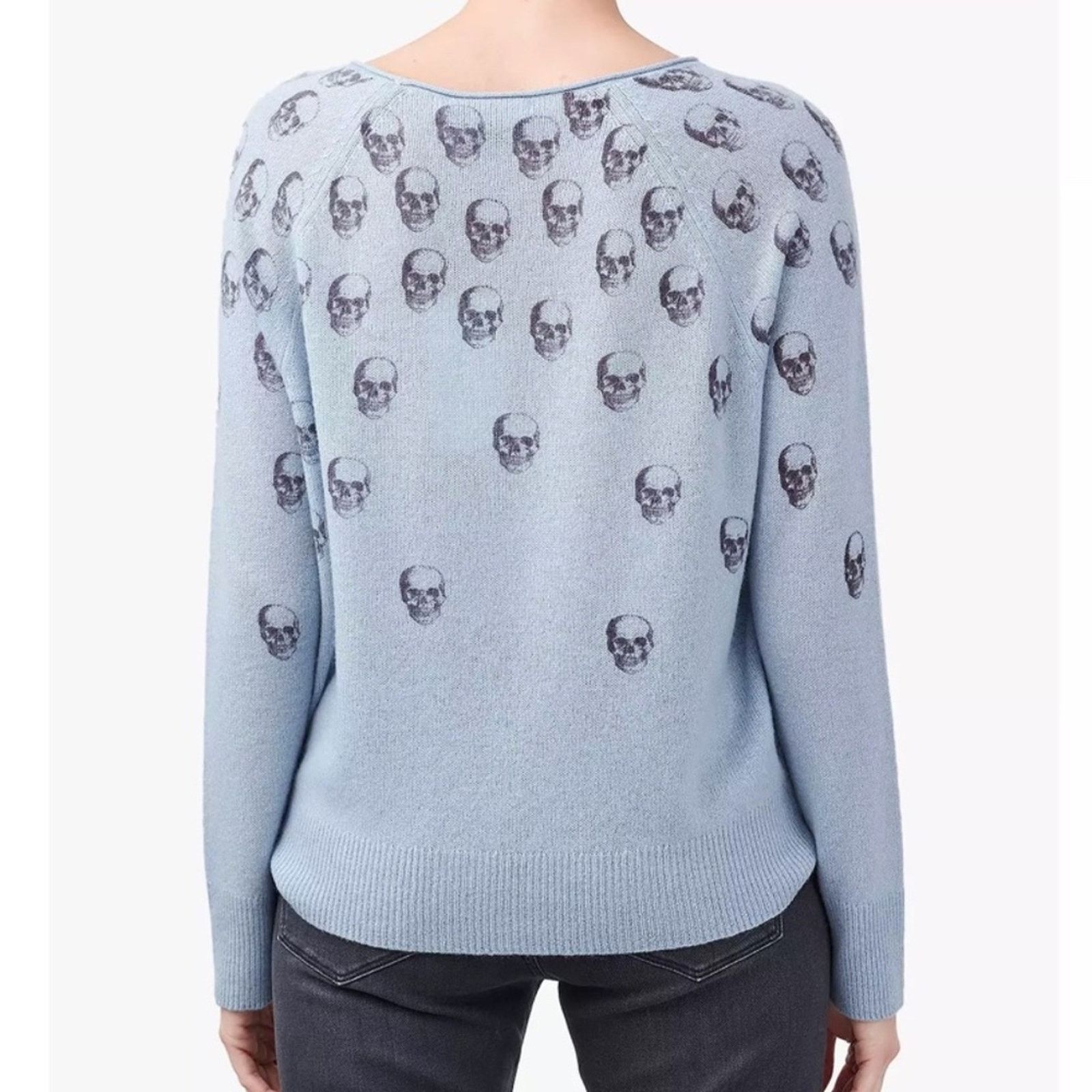 360Cashmere Amie Skull Cashmere Sweater from 360 cashmere Size S / US 4 / IT 40 - 4 Thumbnail