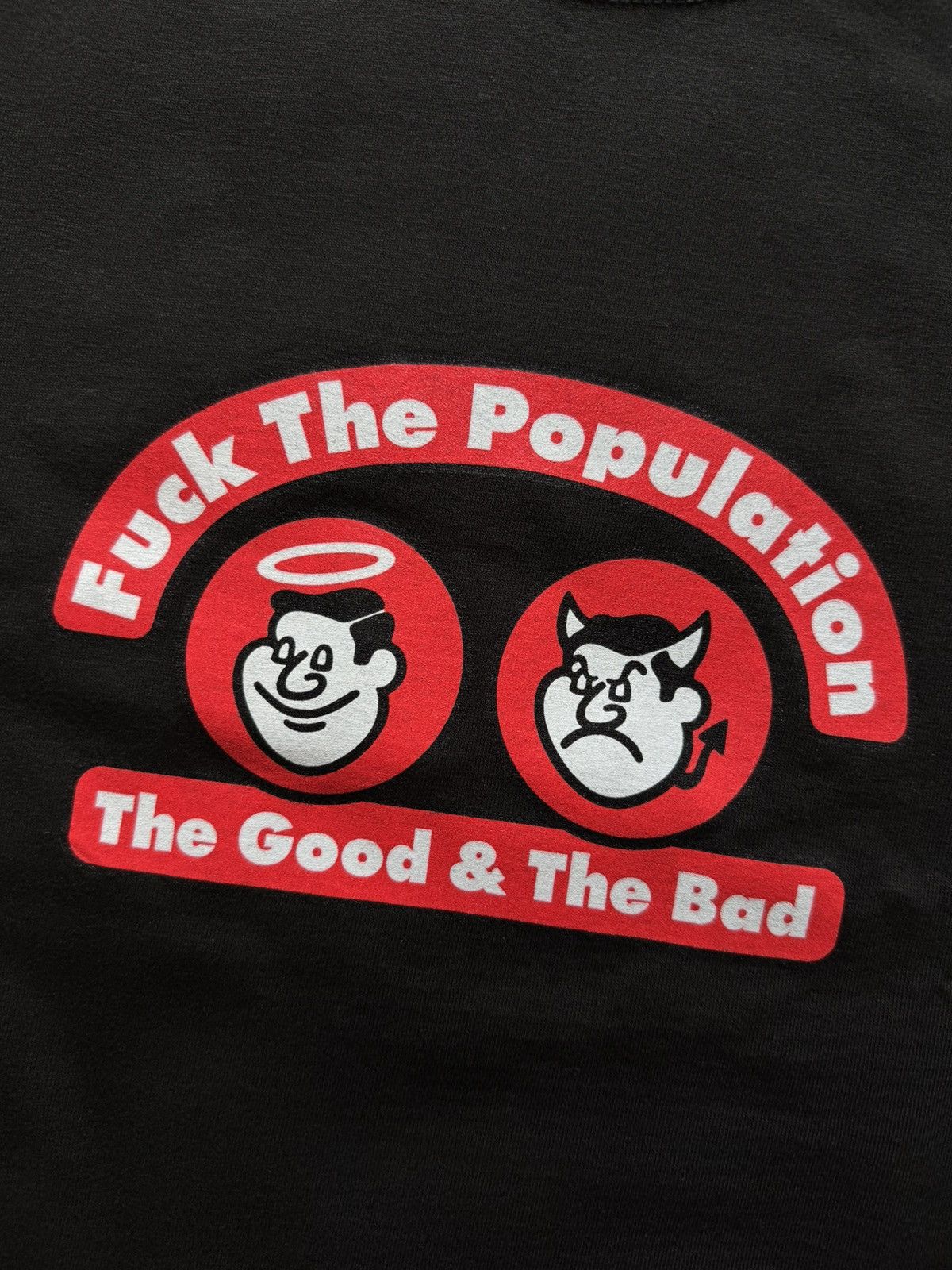 Fuck The Population FTP The Good & The Bad Tee Black Size US L / EU 52-54 / 3 - 3 Thumbnail