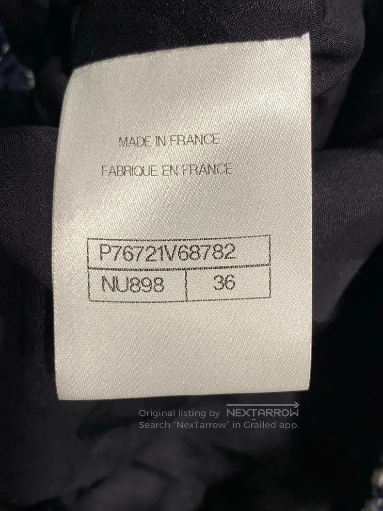 Chanel Chanel 24-year-old blue plaid lapel jacket Size XS / US 0-2 / IT 36-38 - 5 Thumbnail