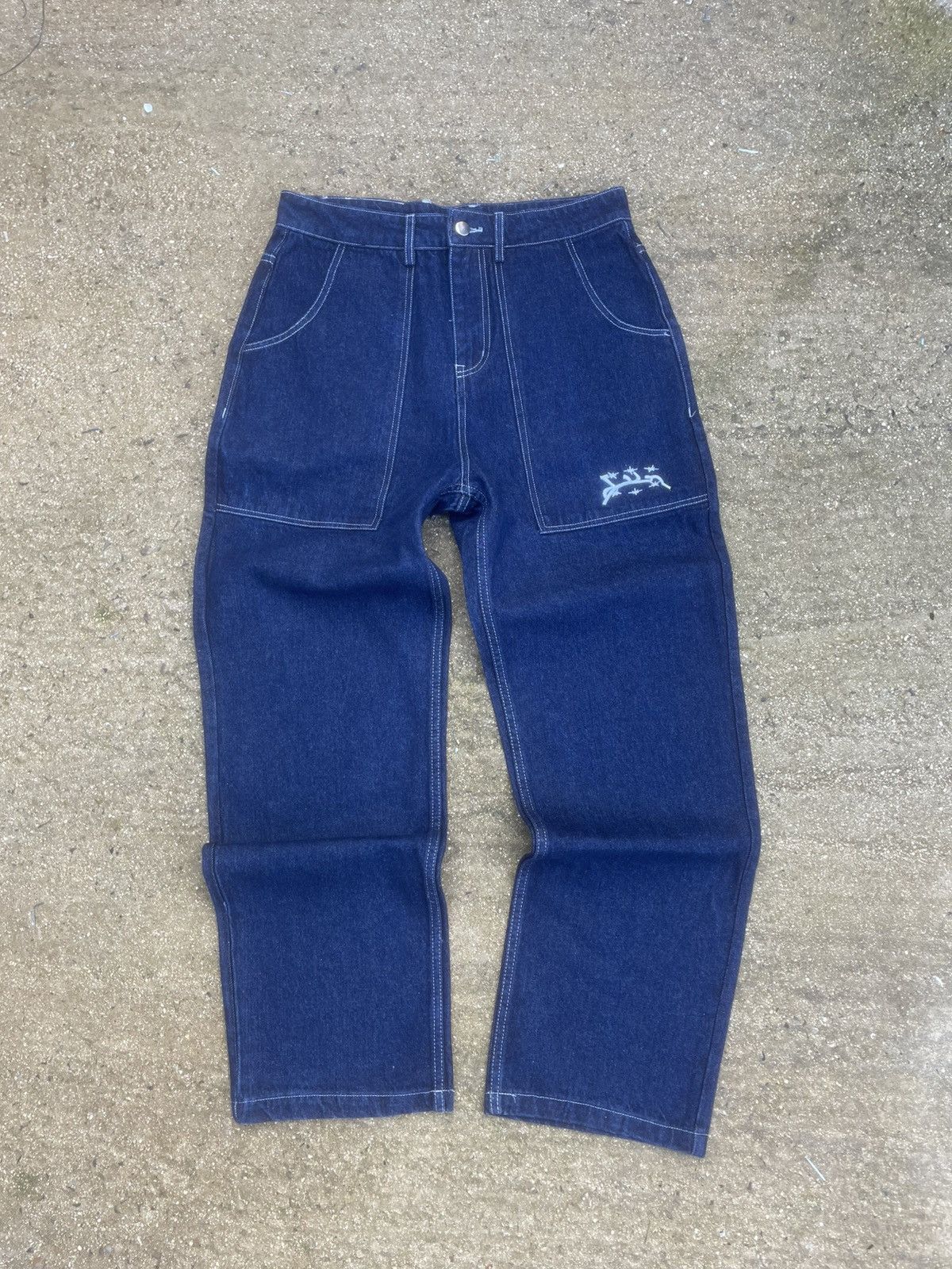 Other Dyvin by dyvin Jean Bleu Brut Taille S - Neuf - Coupe large Size US 28 / EU 44 - 5 Thumbnail