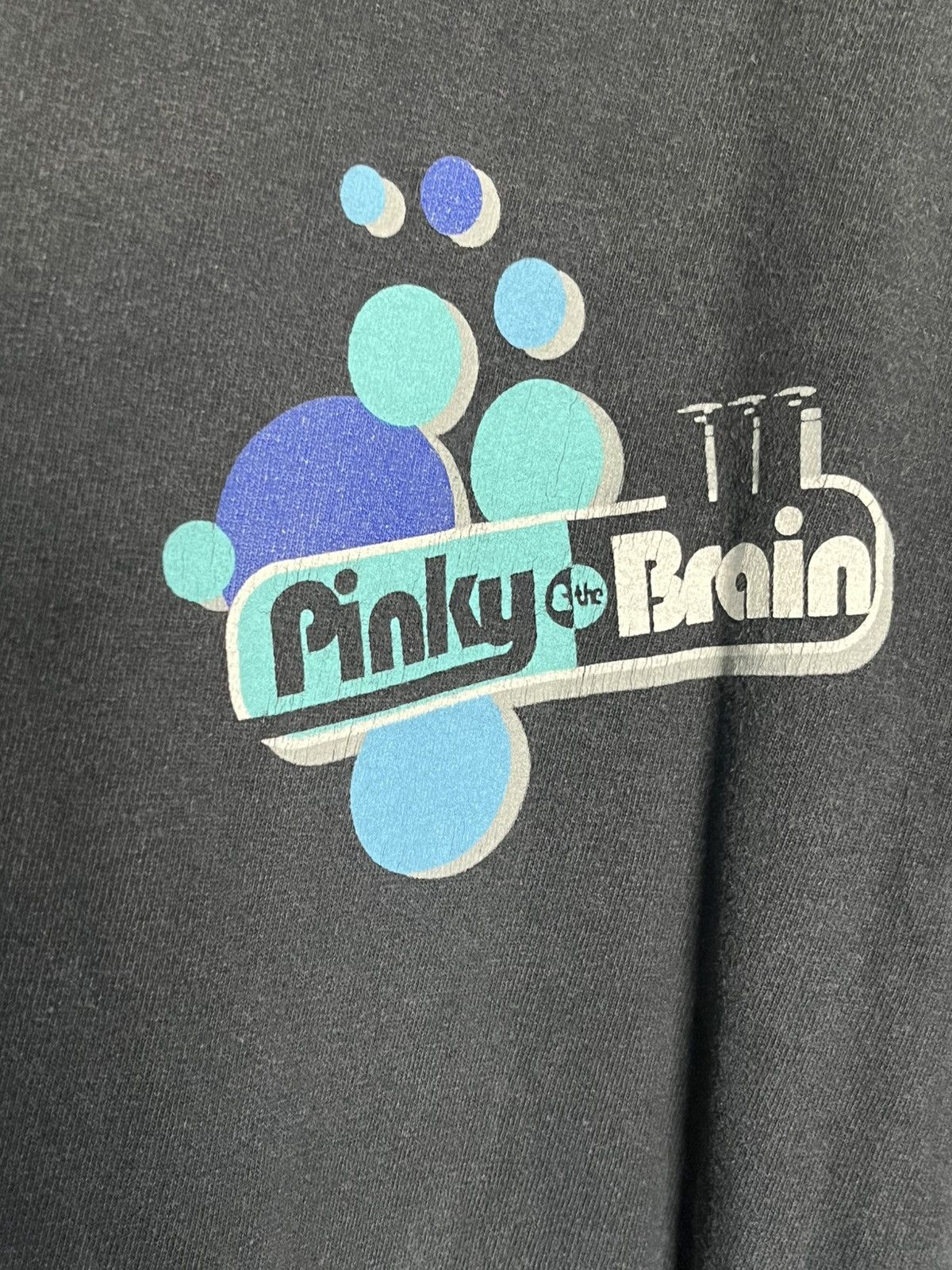 Warner Bros PINKY & THE BRAIN 1995 Animaniacs shirt XL Brain Size US XL / EU 56 / 4 - 6 Thumbnail