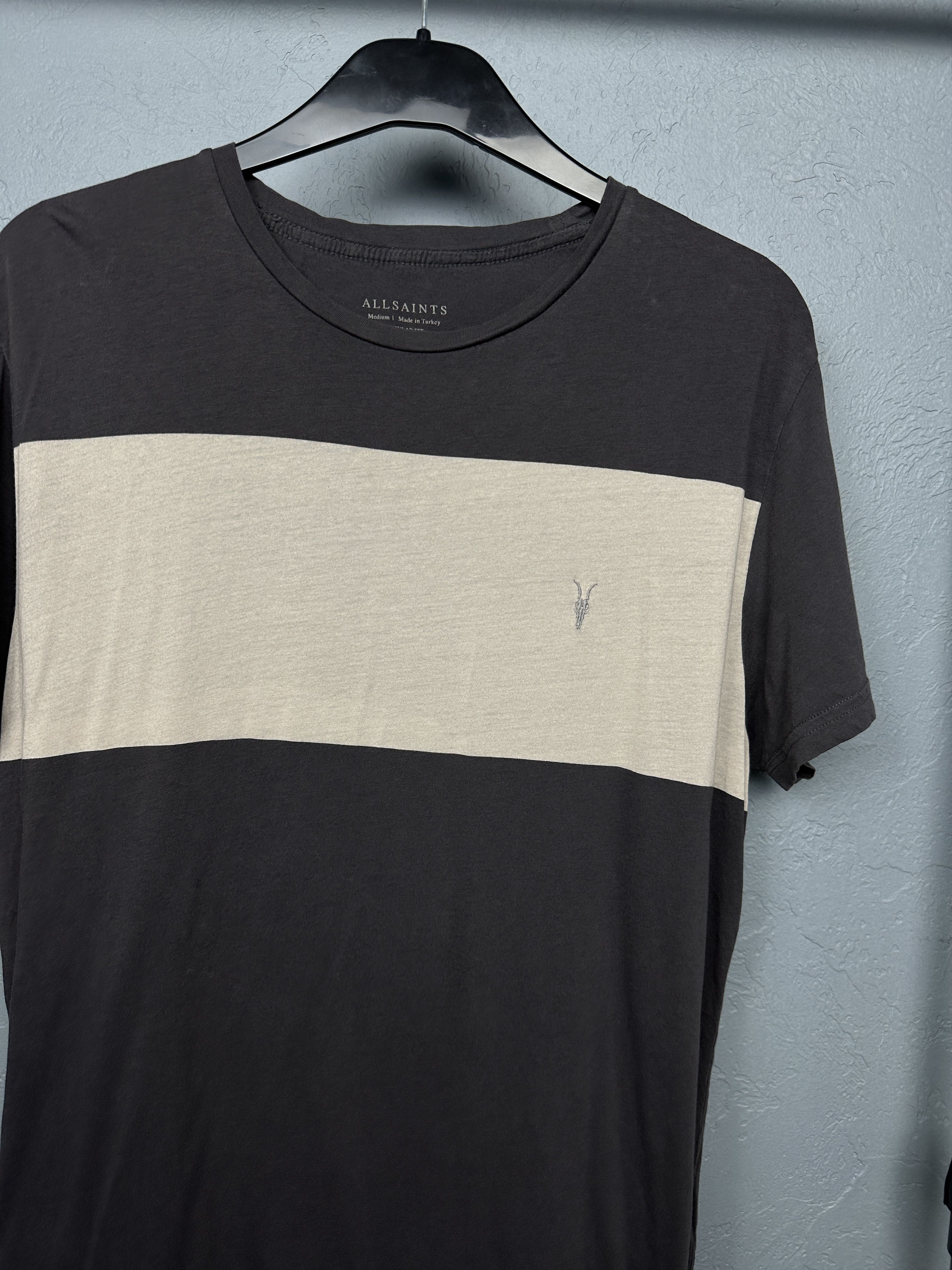 Allsaints Allsaints Mens Kylo Crew Neck T-Shirt Size US M / EU 48-50 / 2 - 2 Thumbnail
